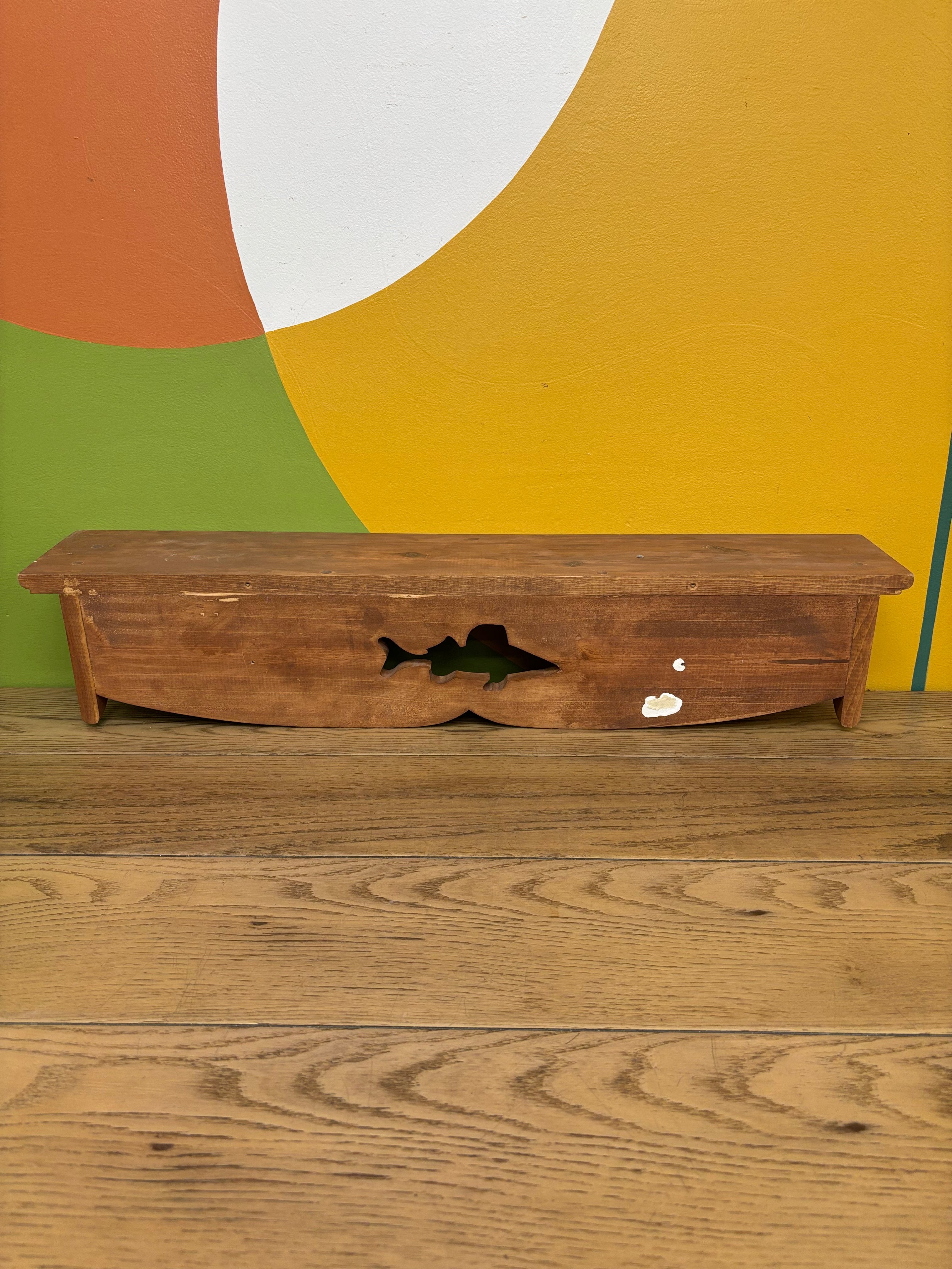 Wood Wall Mounted Shelf