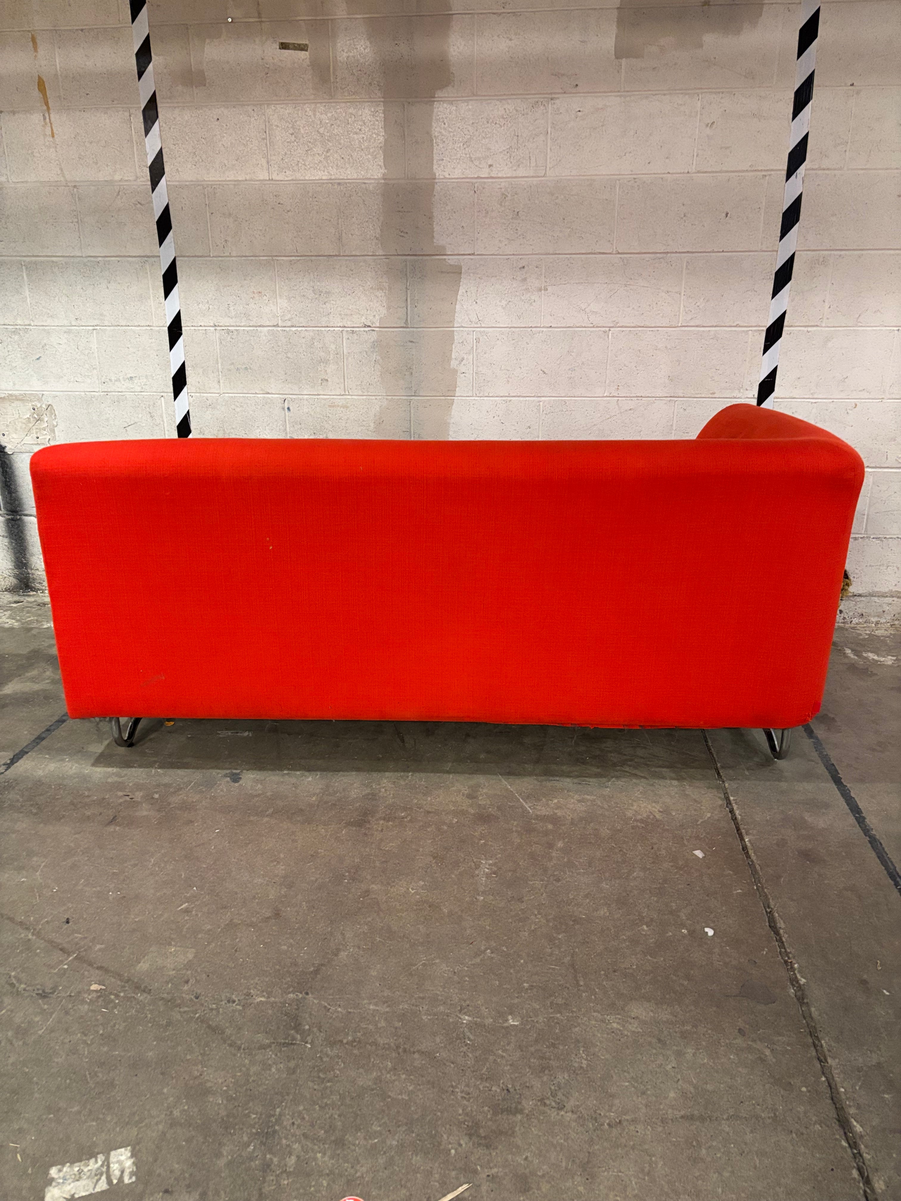 Orange 2 Piece Sectional (EQ3)