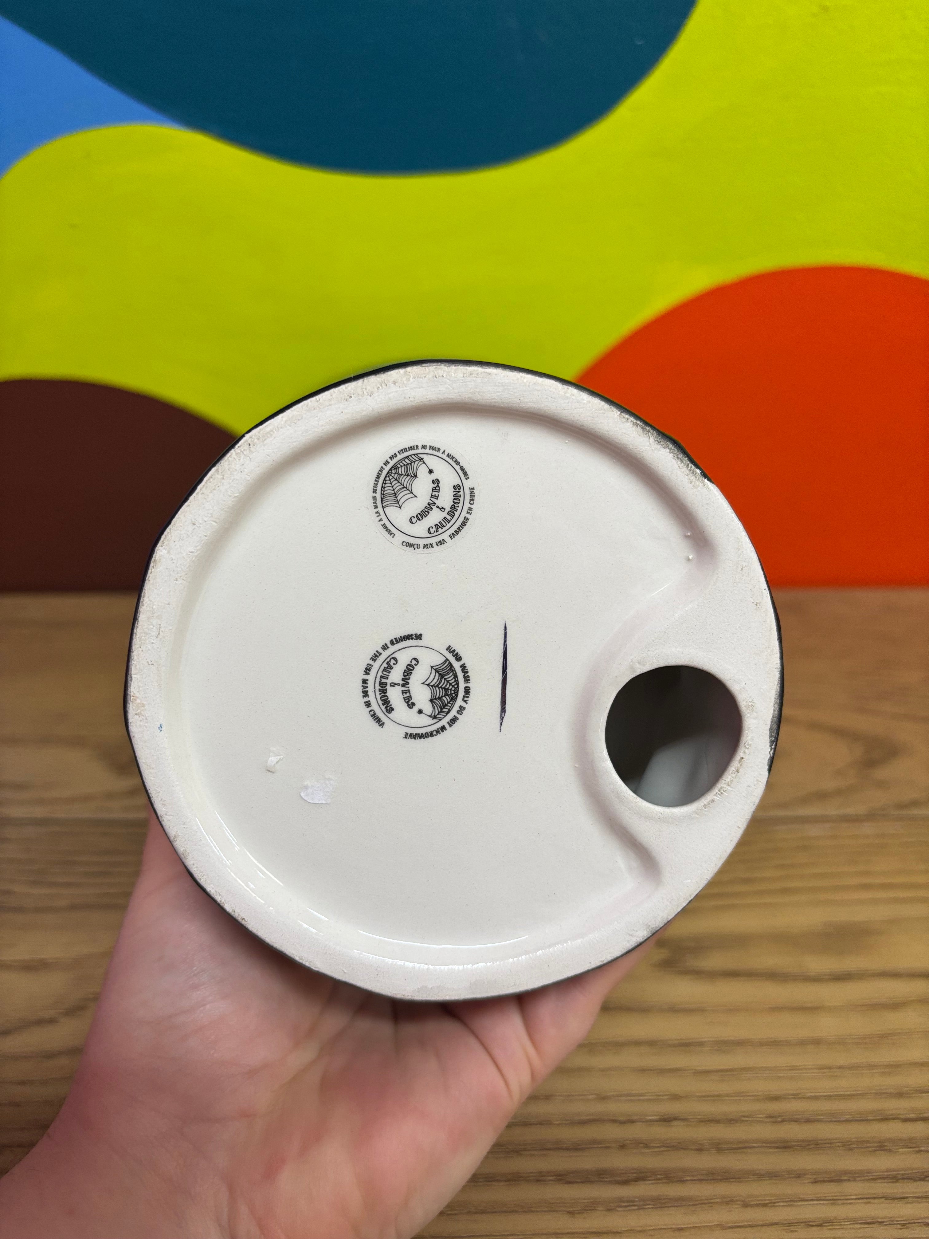 Black & Pink Skull Jar (3 available)