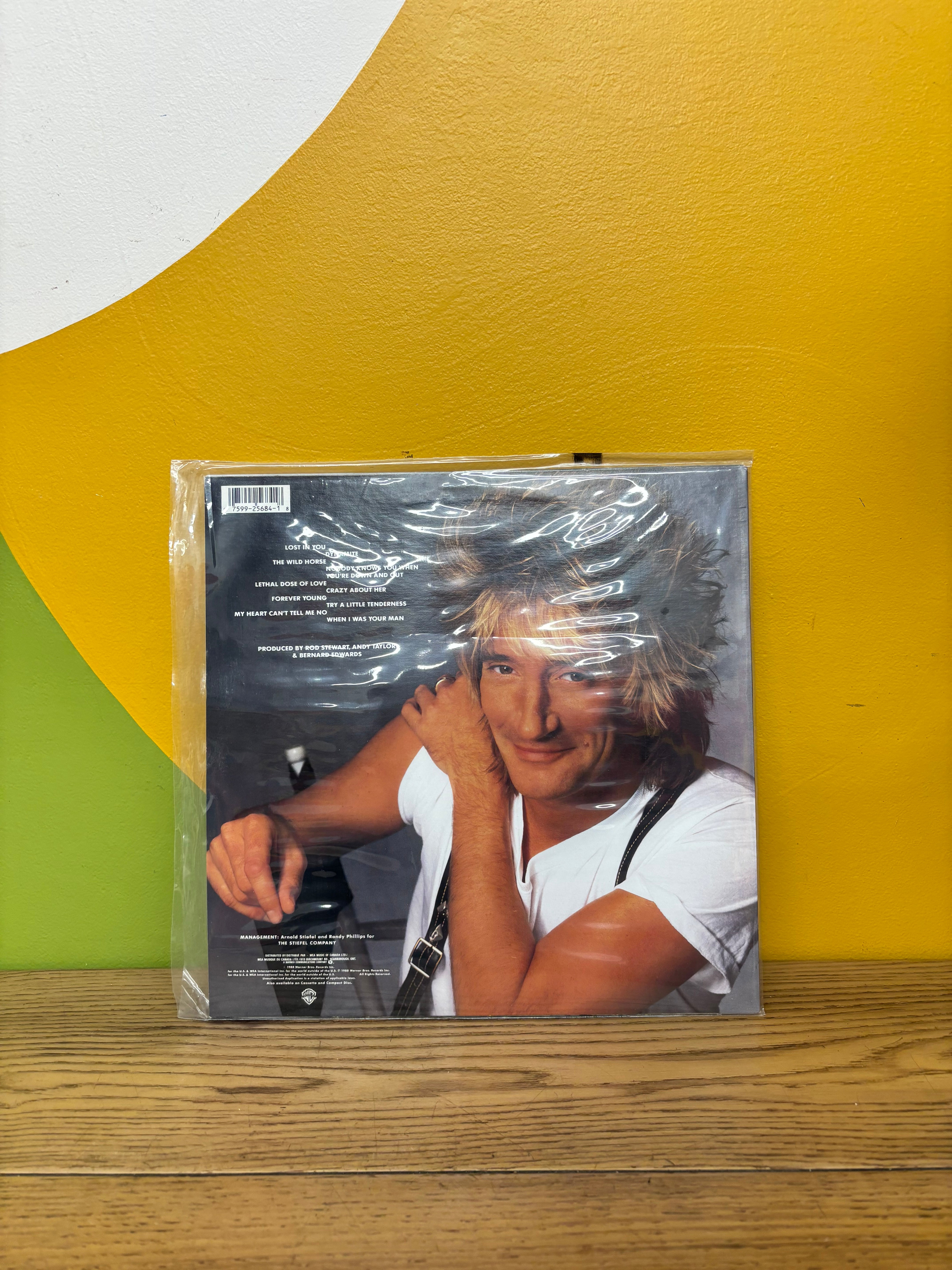 Out of Order by Rod Stewart Vinyl 1988