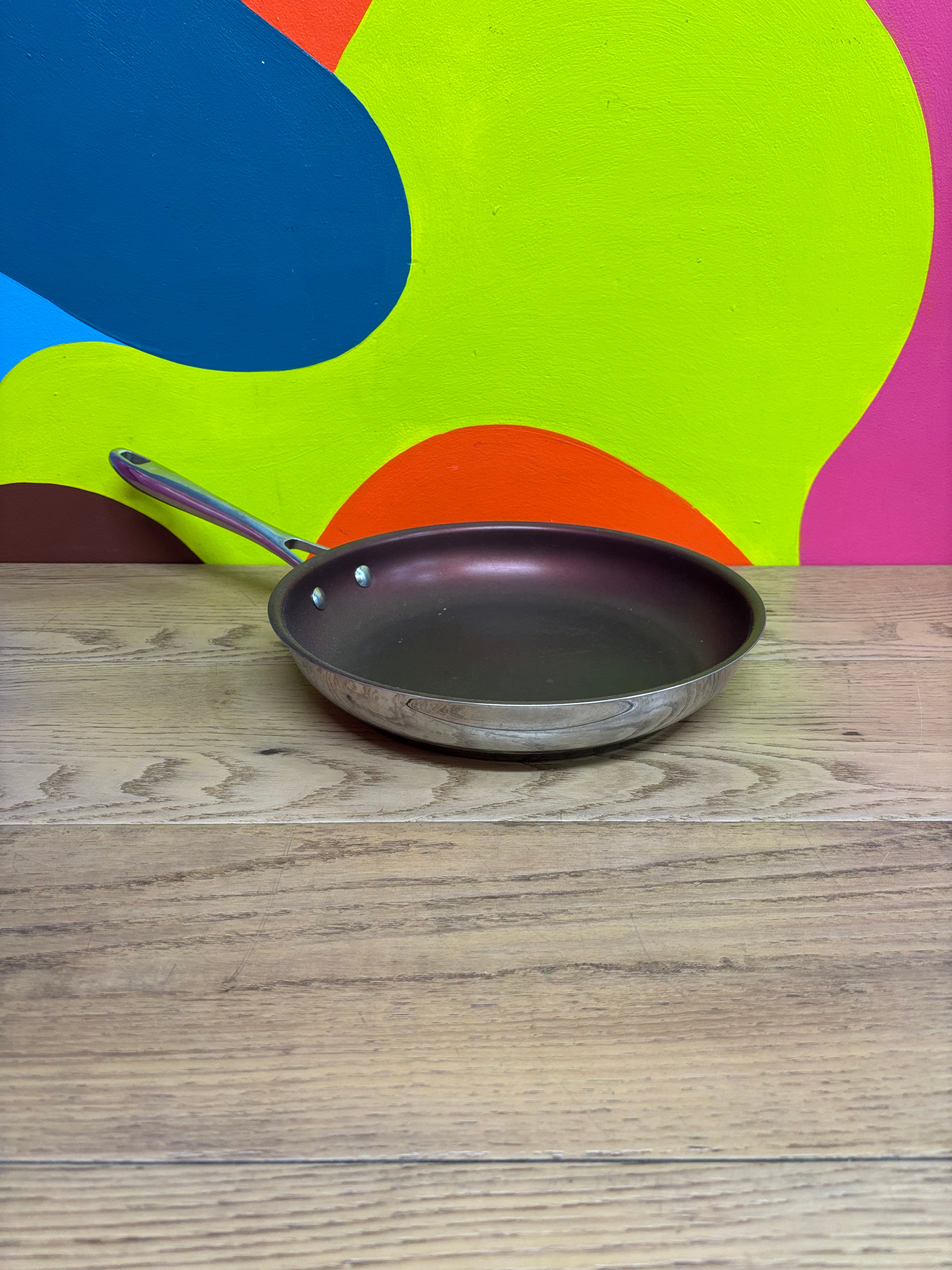 Burgundy Paderno Large Non Stick Frying Pan