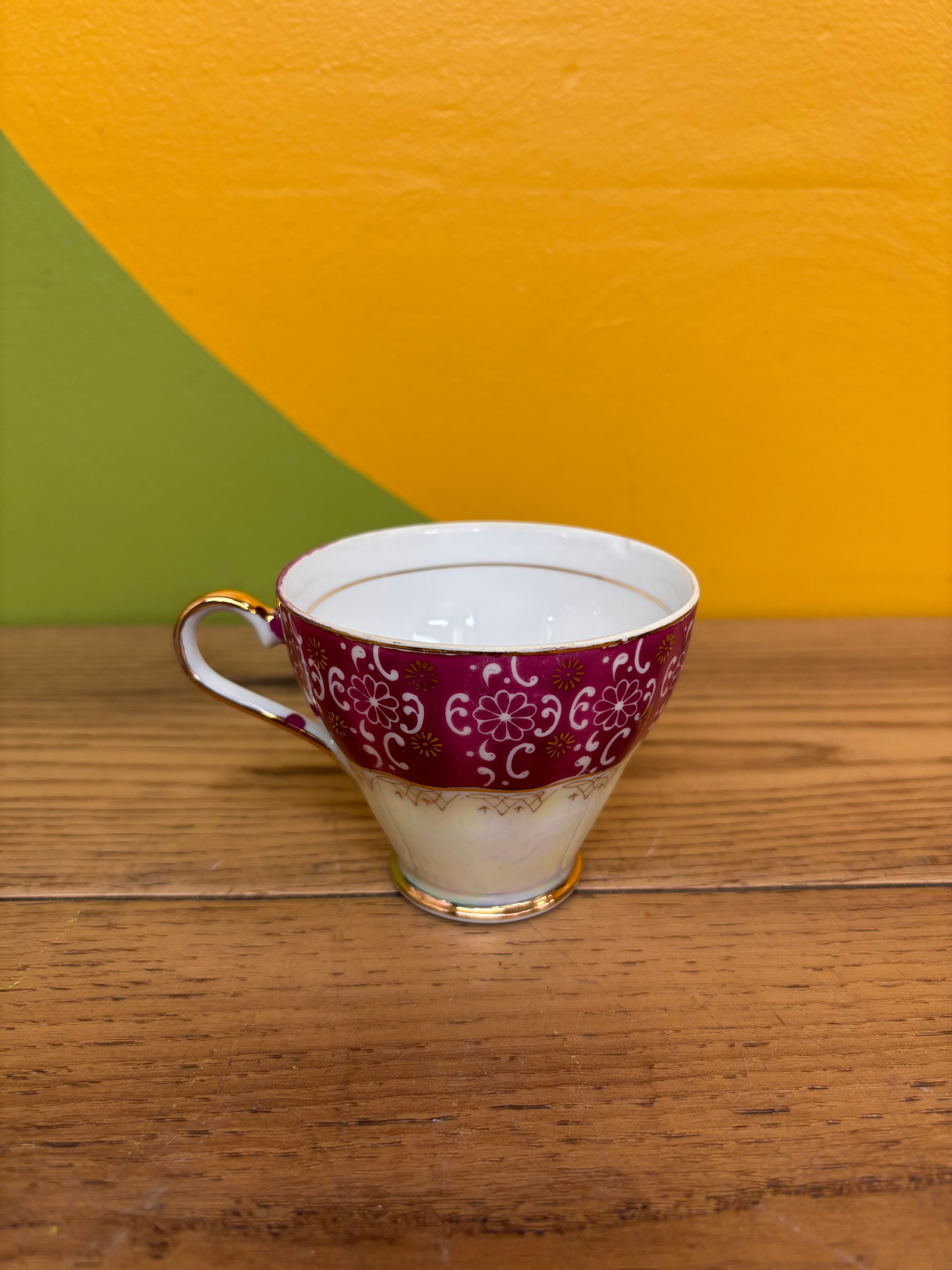 Set of 3 Teacups and Saucers