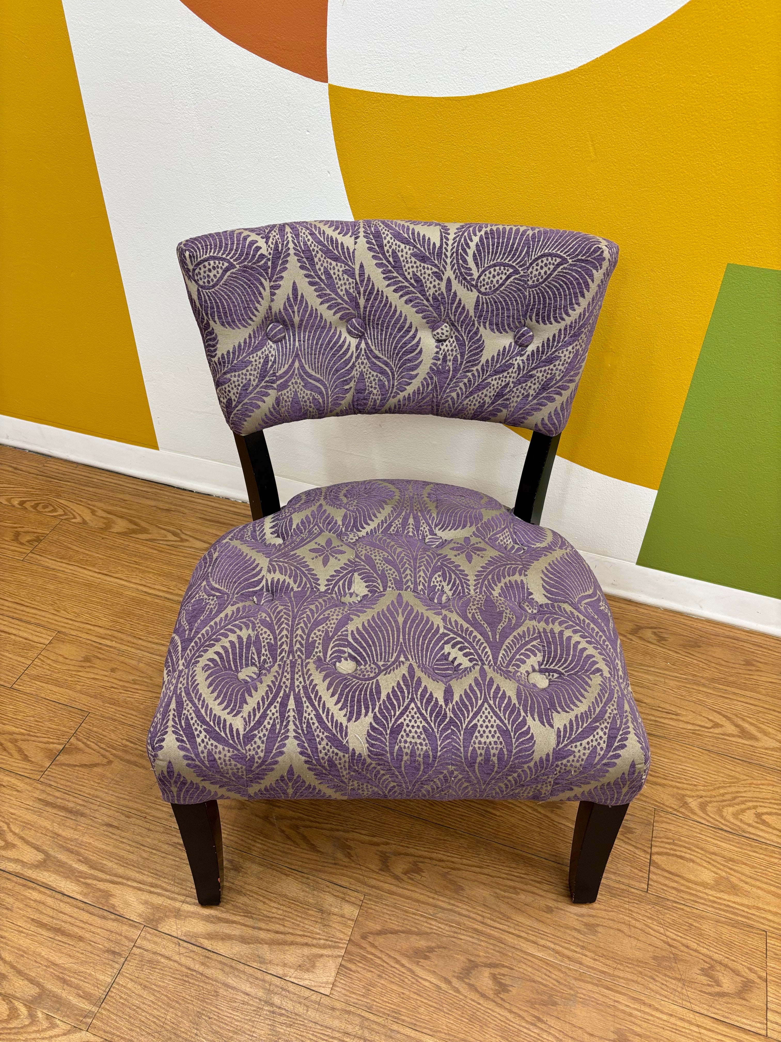Purple Accent Chair