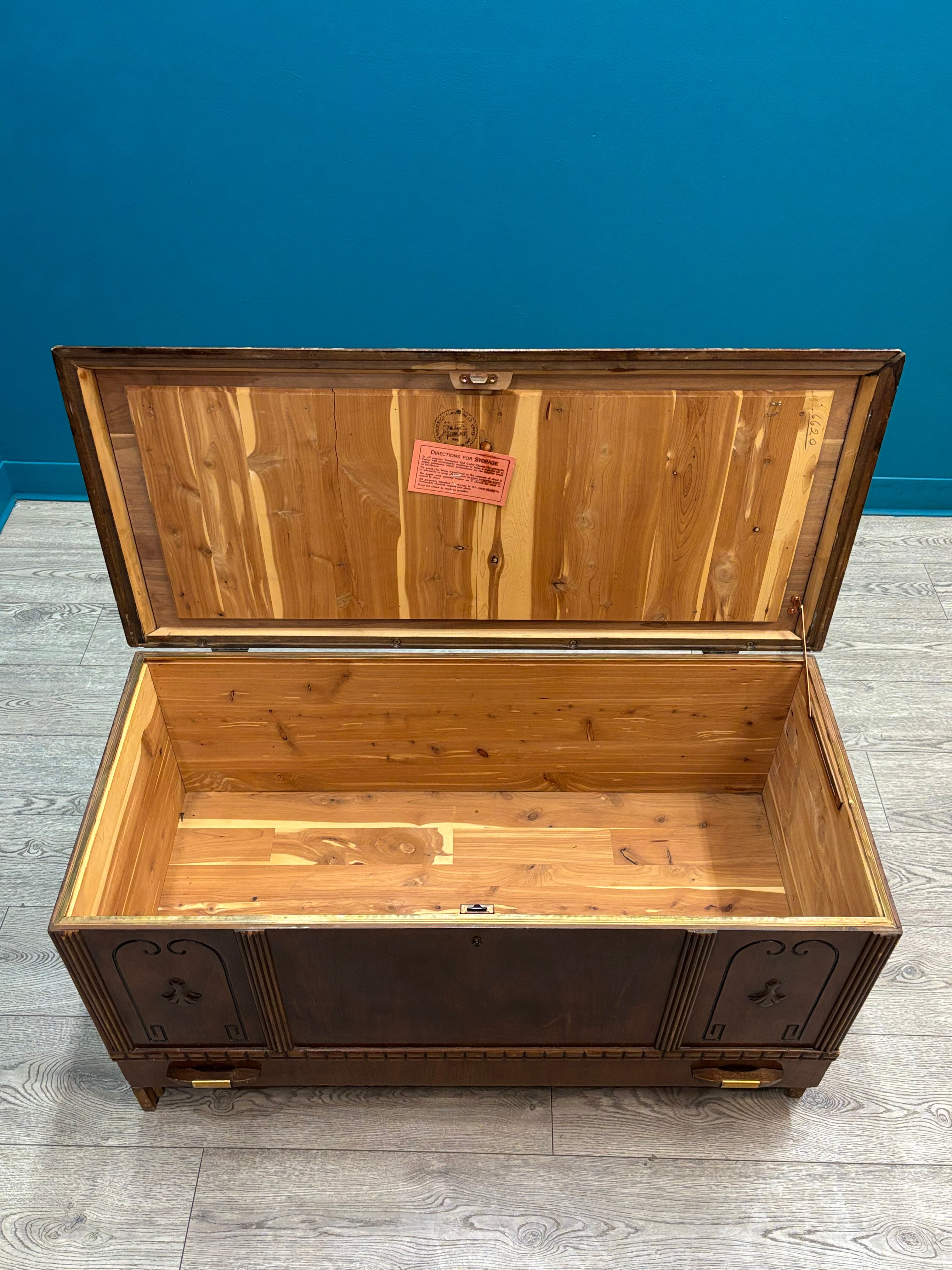 Honderich Cedar Chest with Bottom Drawer