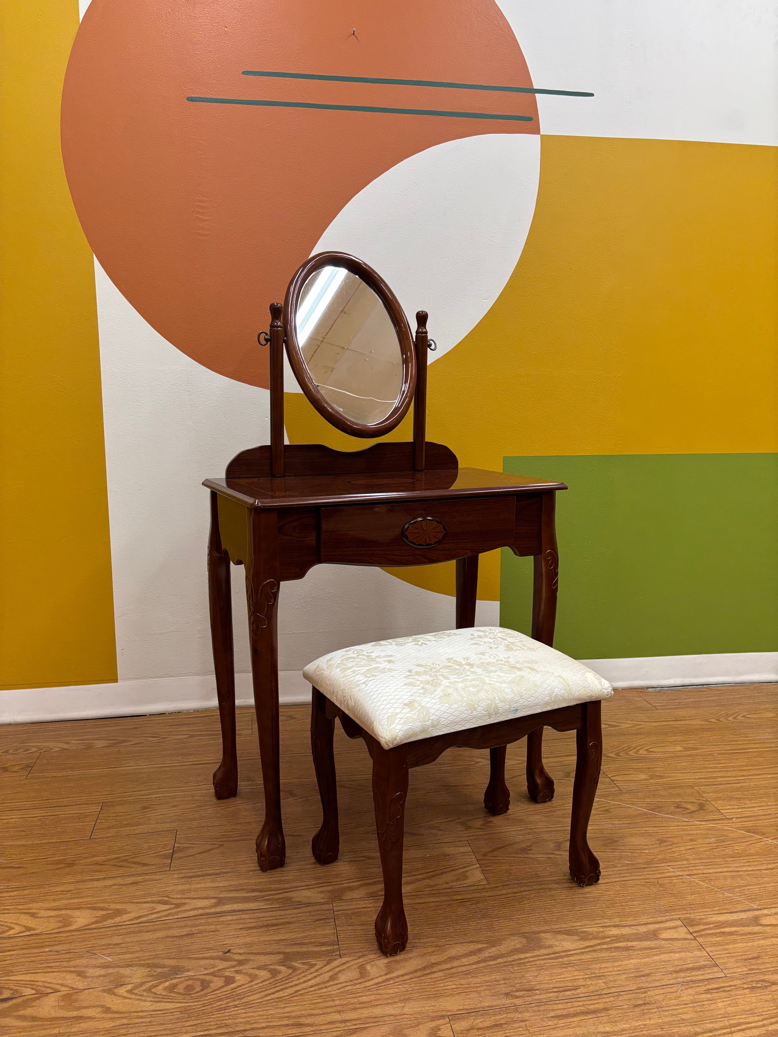 Vanity & Stool Set