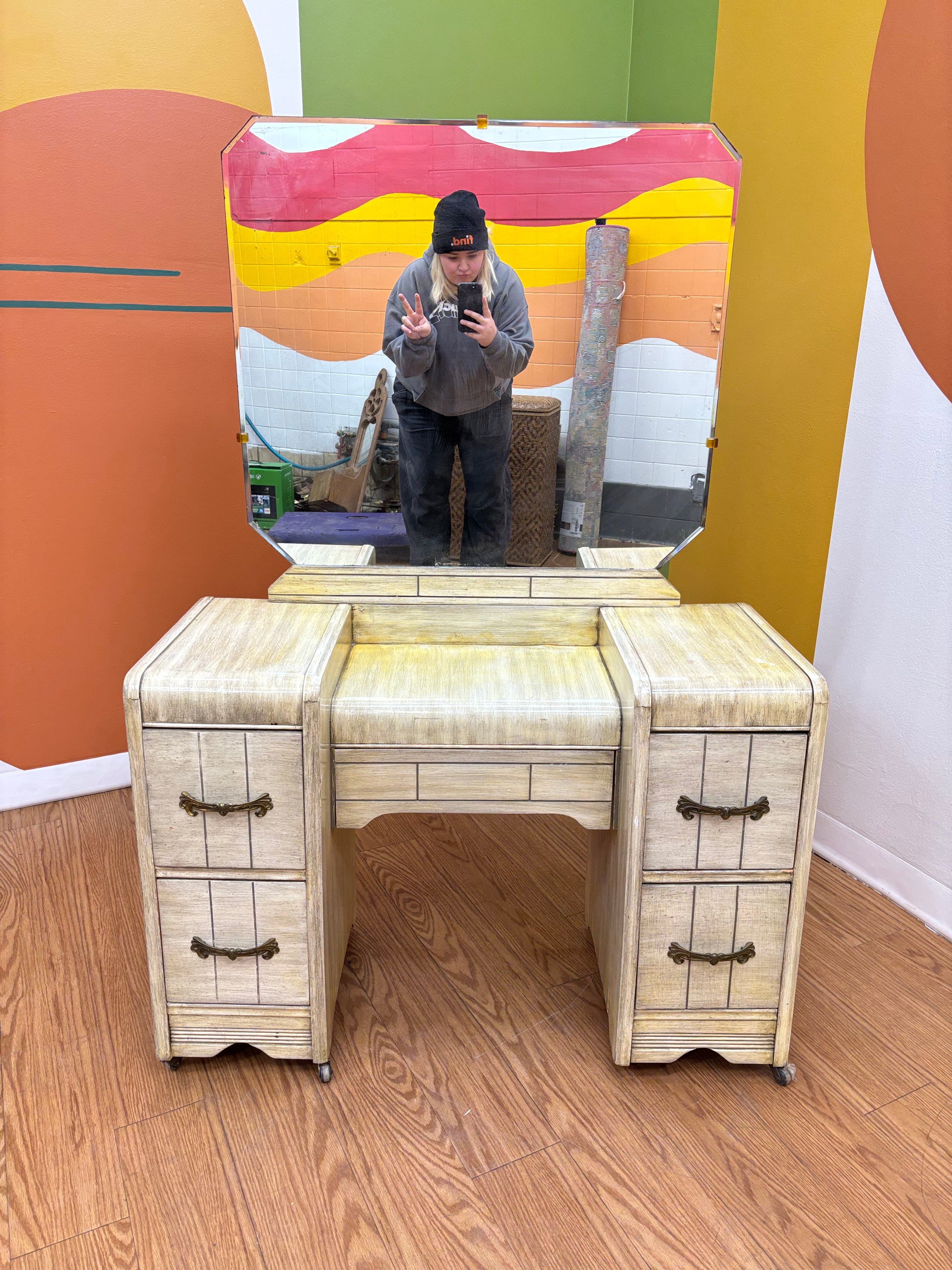 Wood Vanity