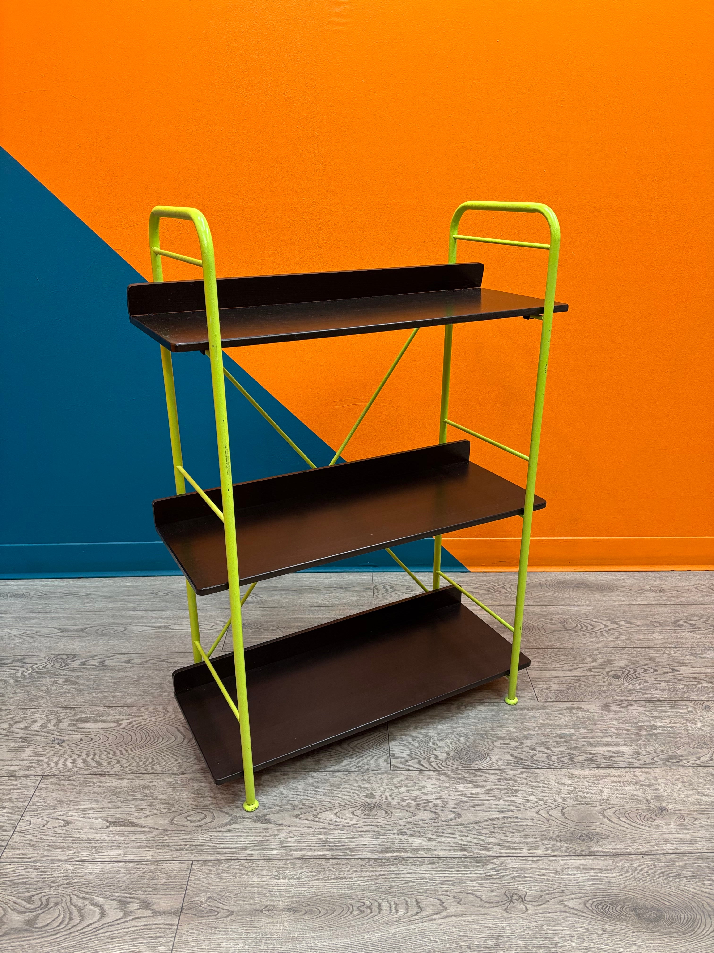 Shelf with Green Frame