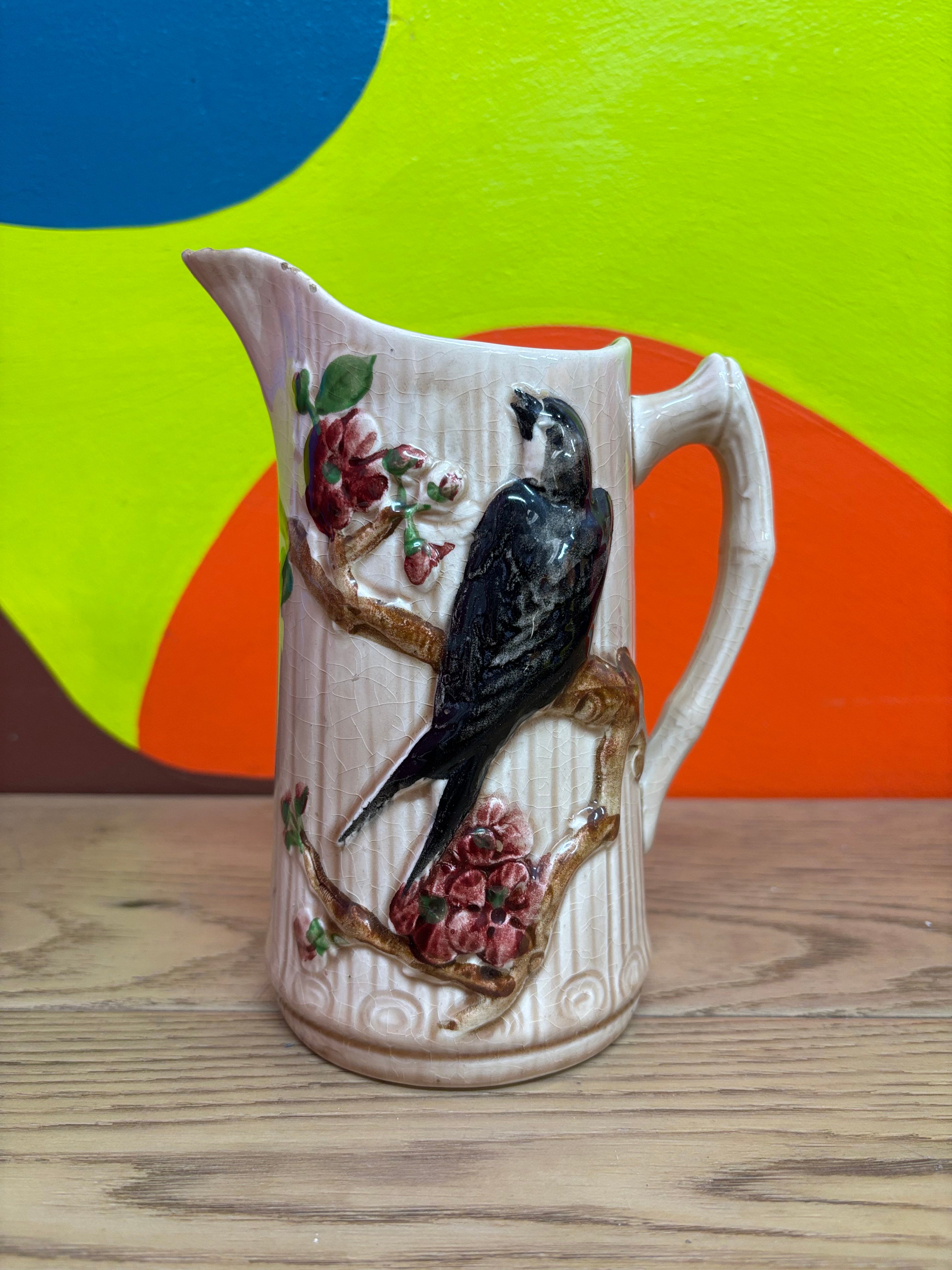 Majolica Pitcher by Choisy le Roi