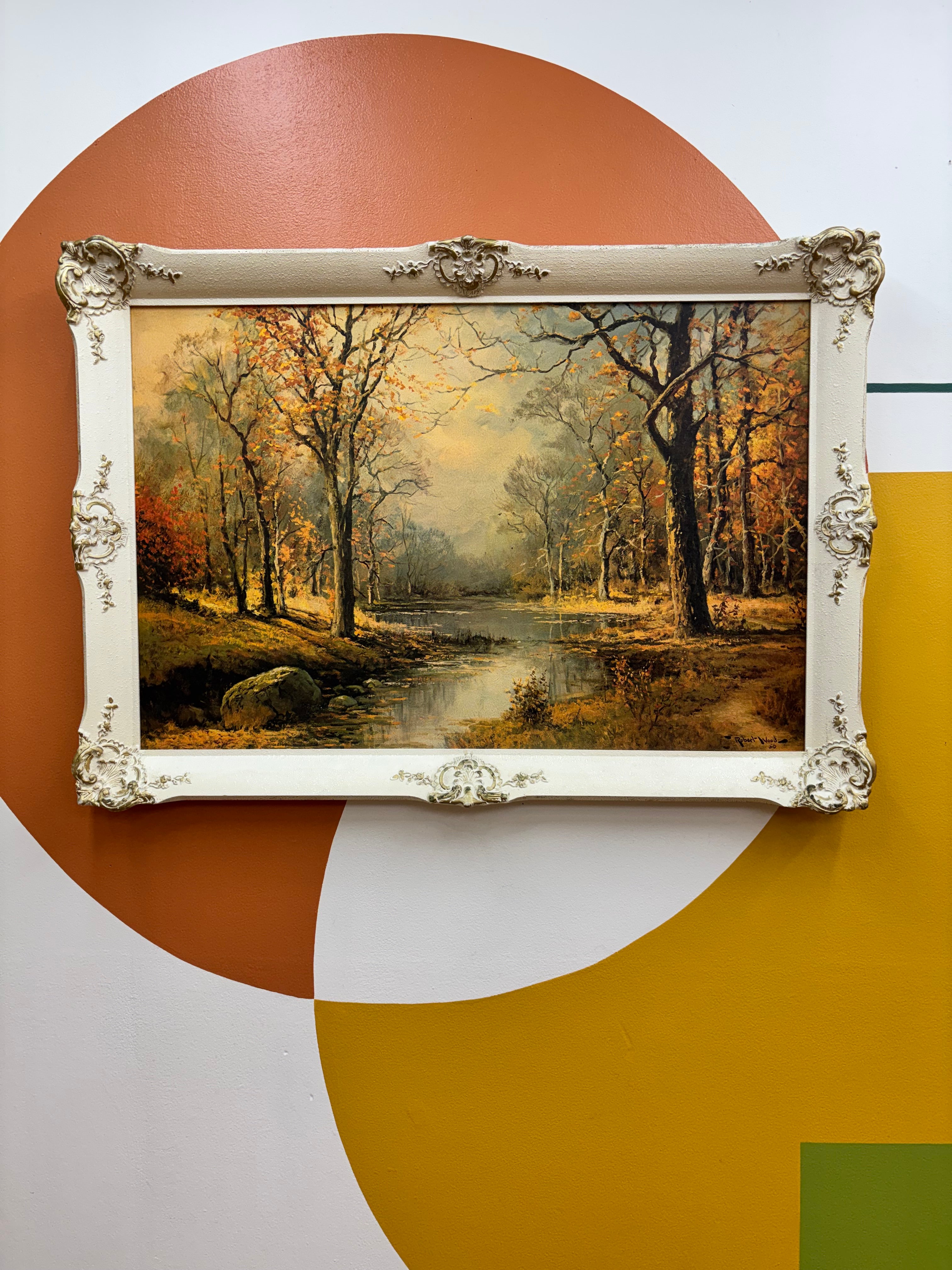 Framed "October Morn" Art