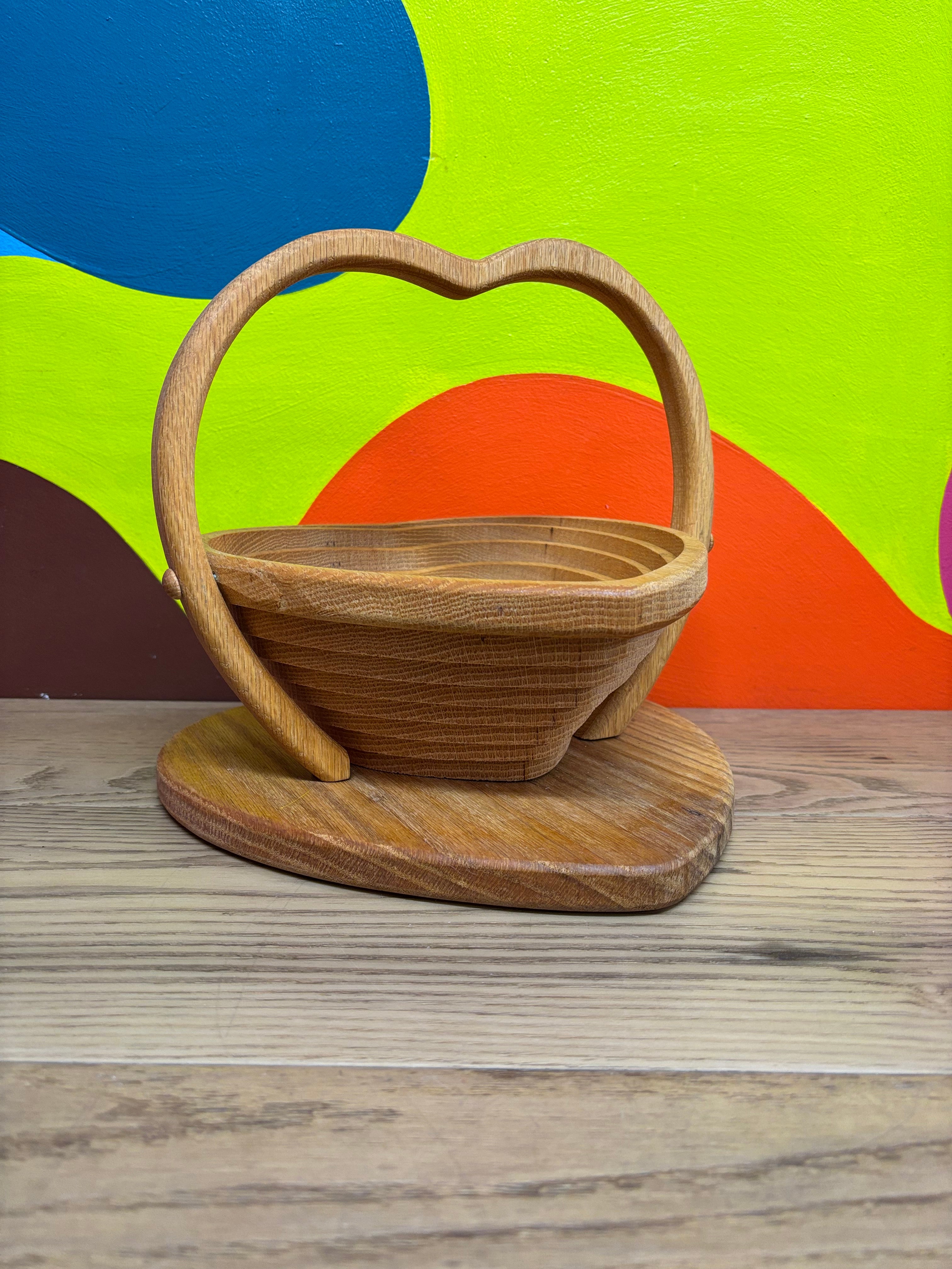Collapsible Heart Shaped Basket