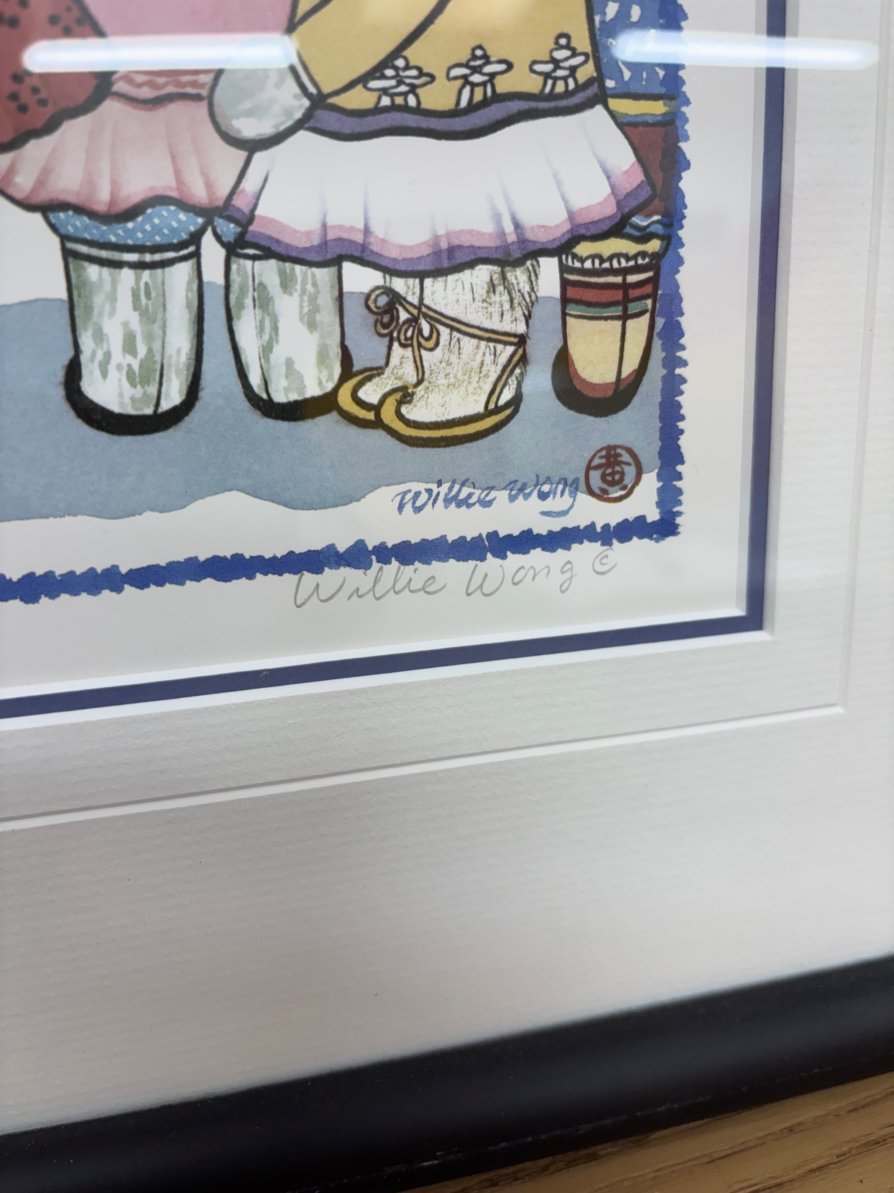 Labour of Love Framed Print by Willie Wong