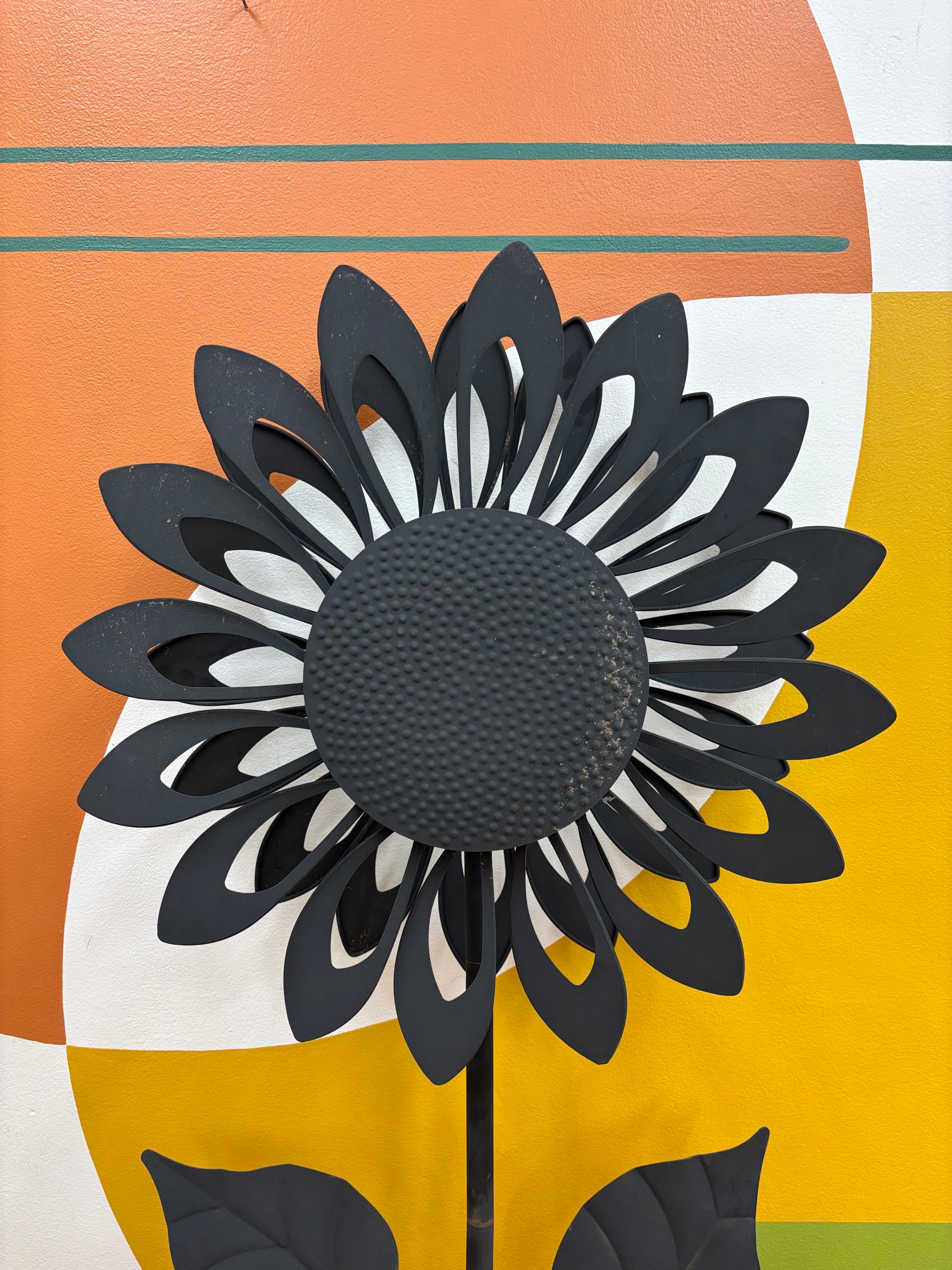 Large Sunflower Wind Spinner