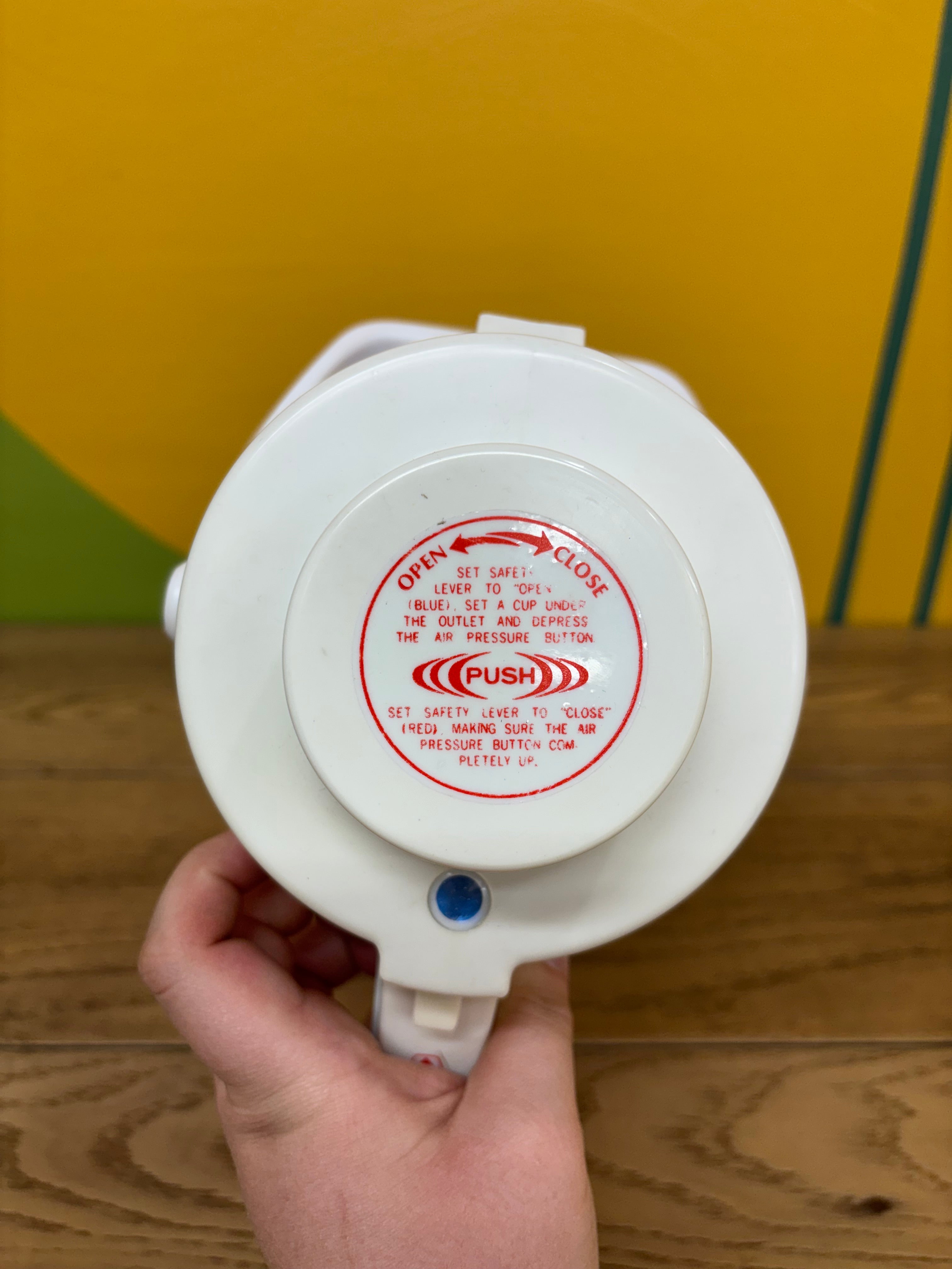 Seagull Floral Pump Top Dispenser