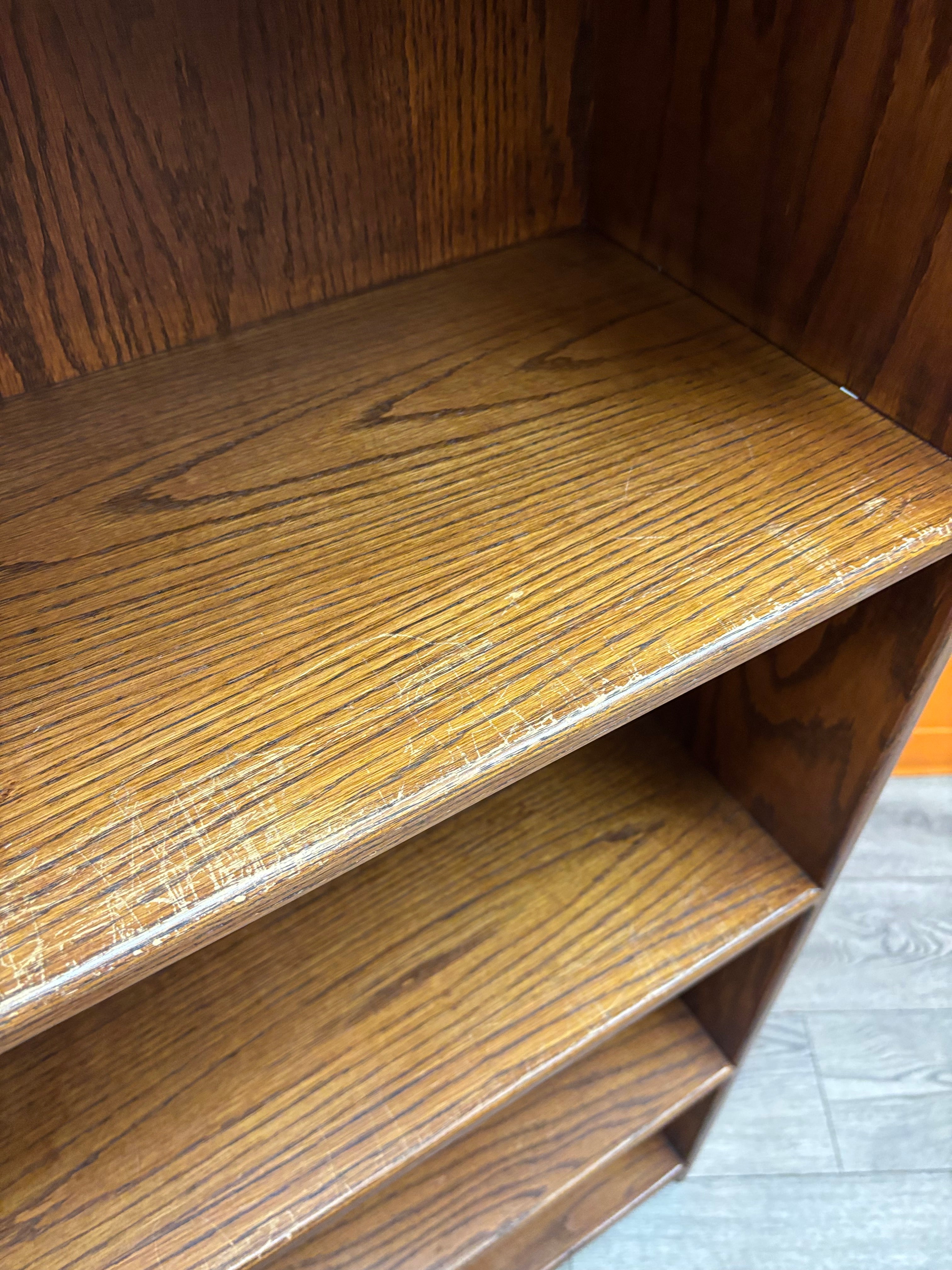 Wood 6 Tier Bookshelf