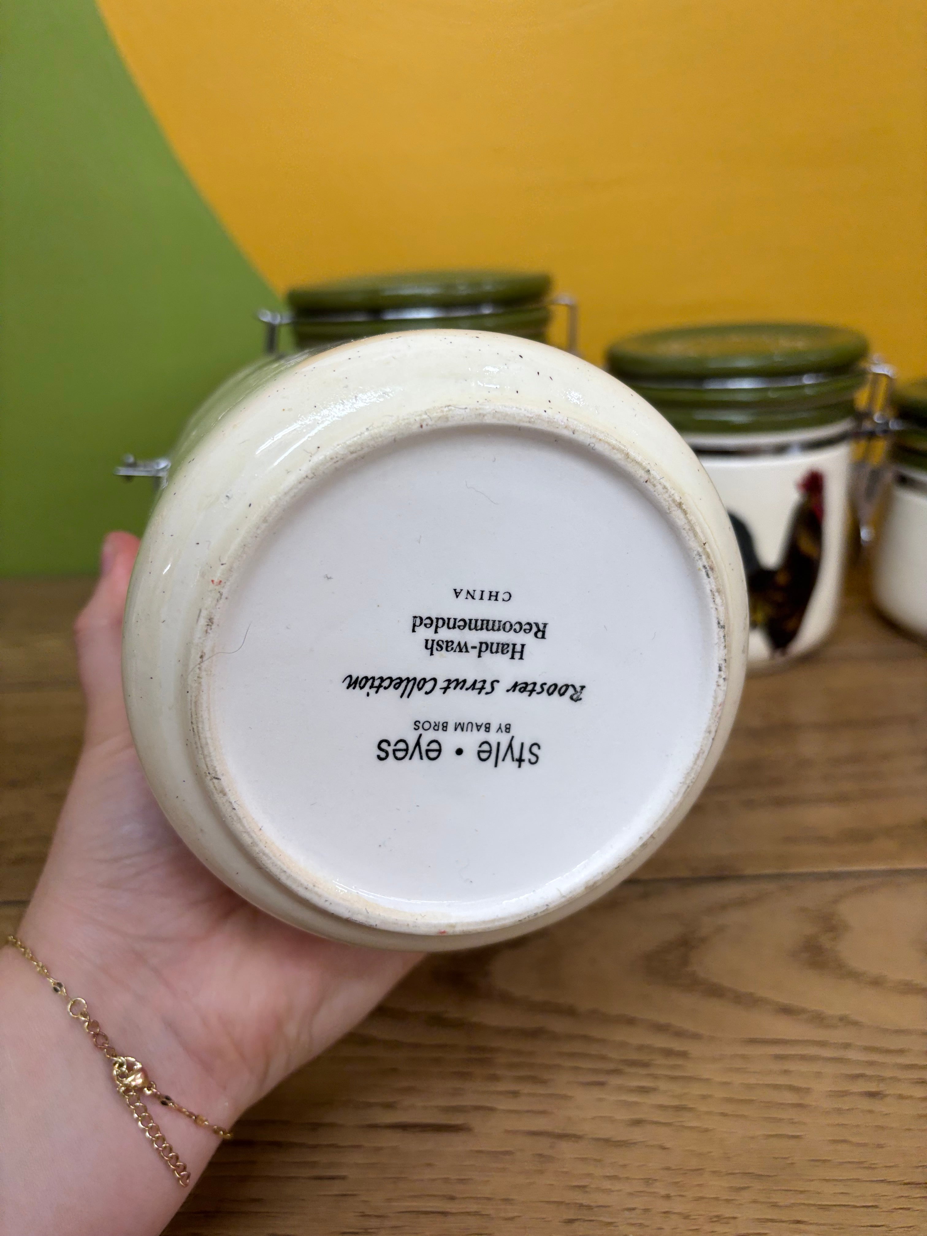Rooster Canister Set