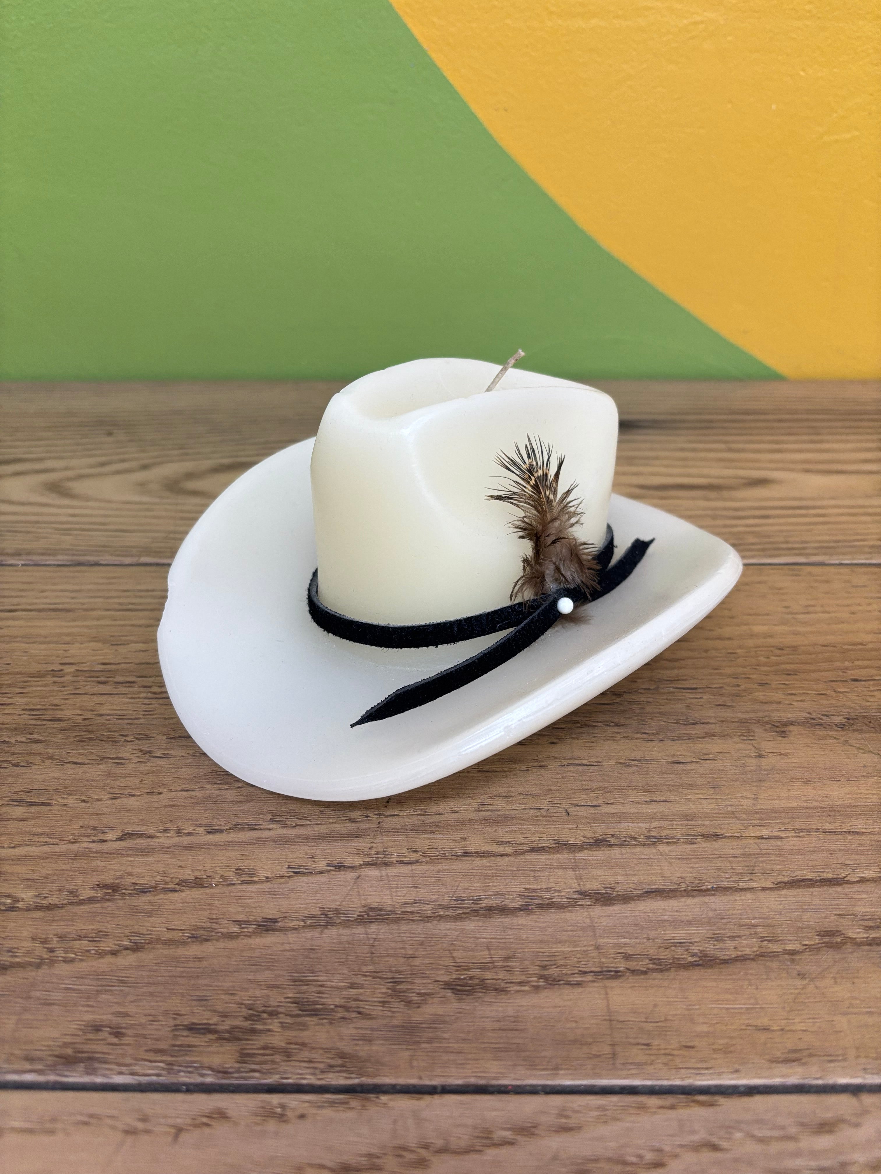 Cowboy Hat Candle