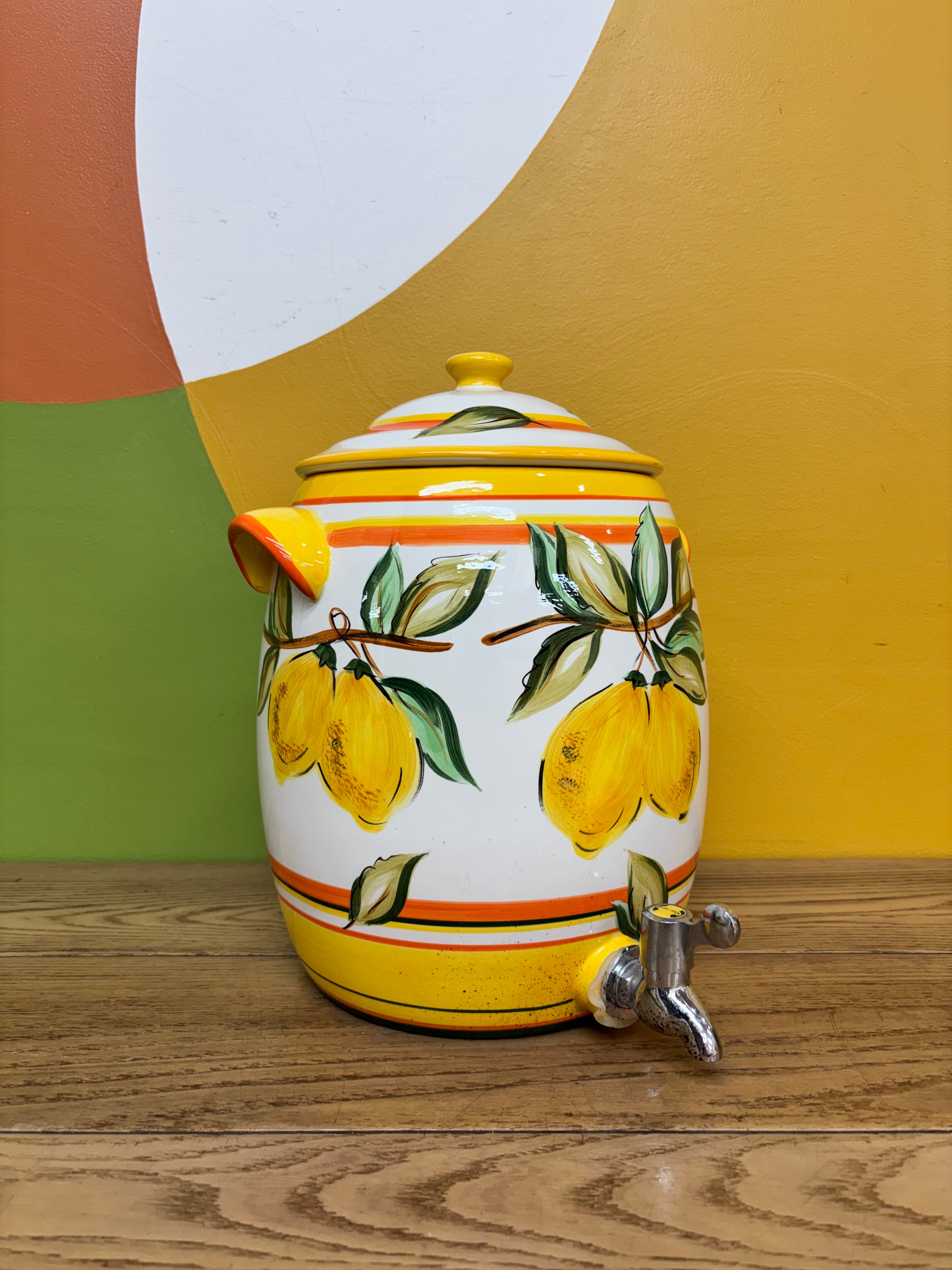 Large Lemon Beverage Dispenser