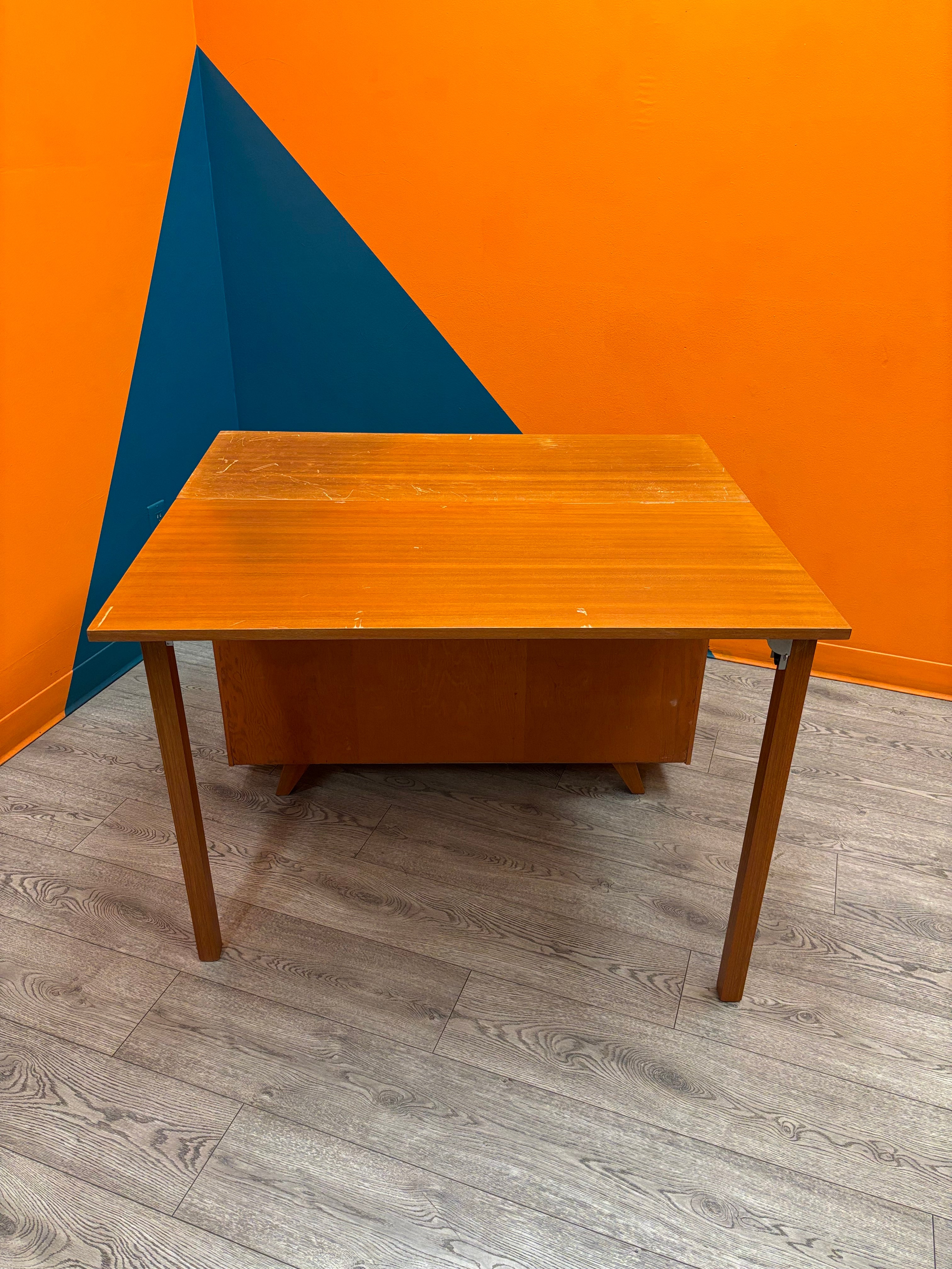Drop Leaf Wood Cabinet