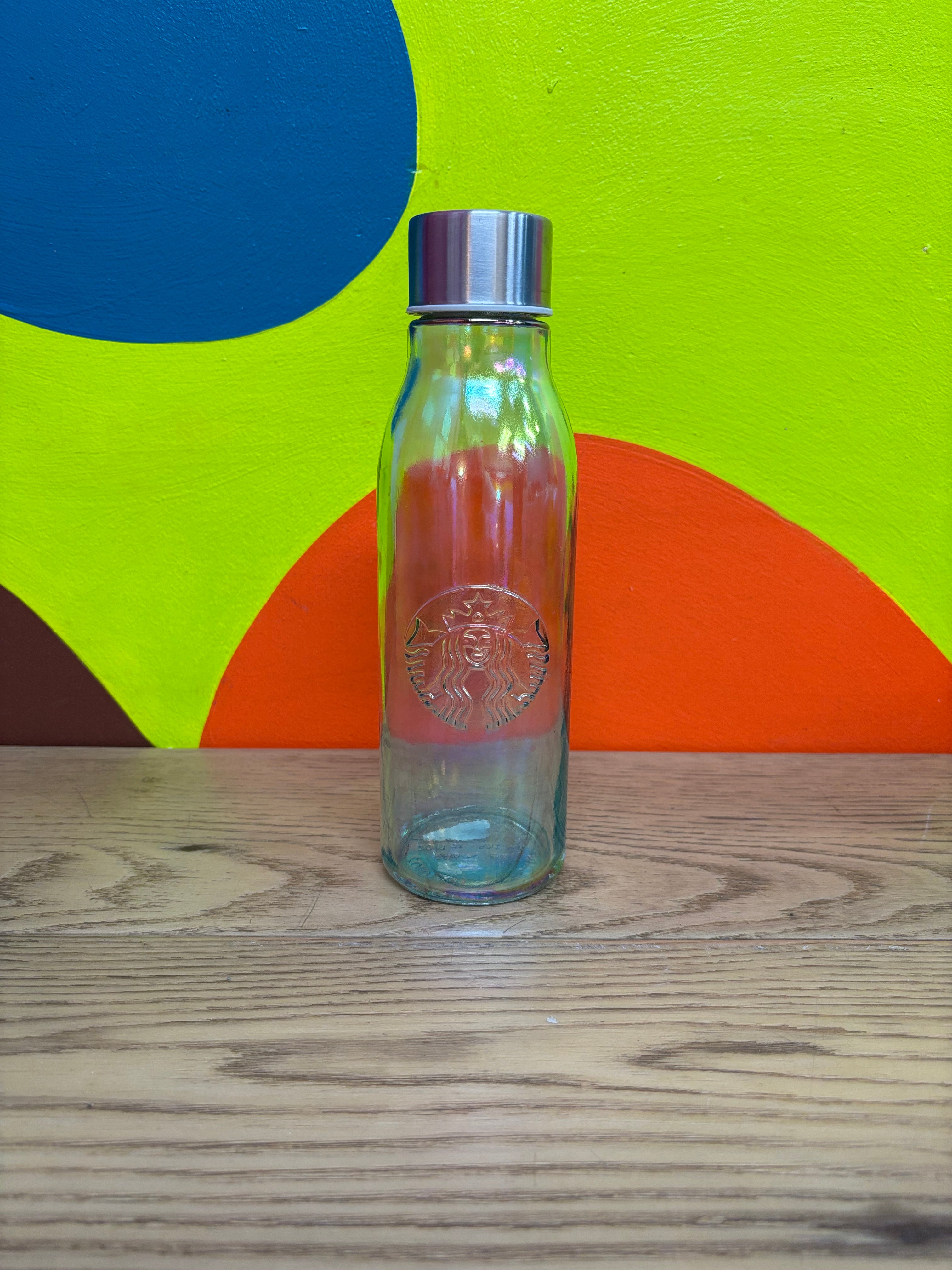 Starbucks Iridescent Recycled Glass Water Bottle - 591ml