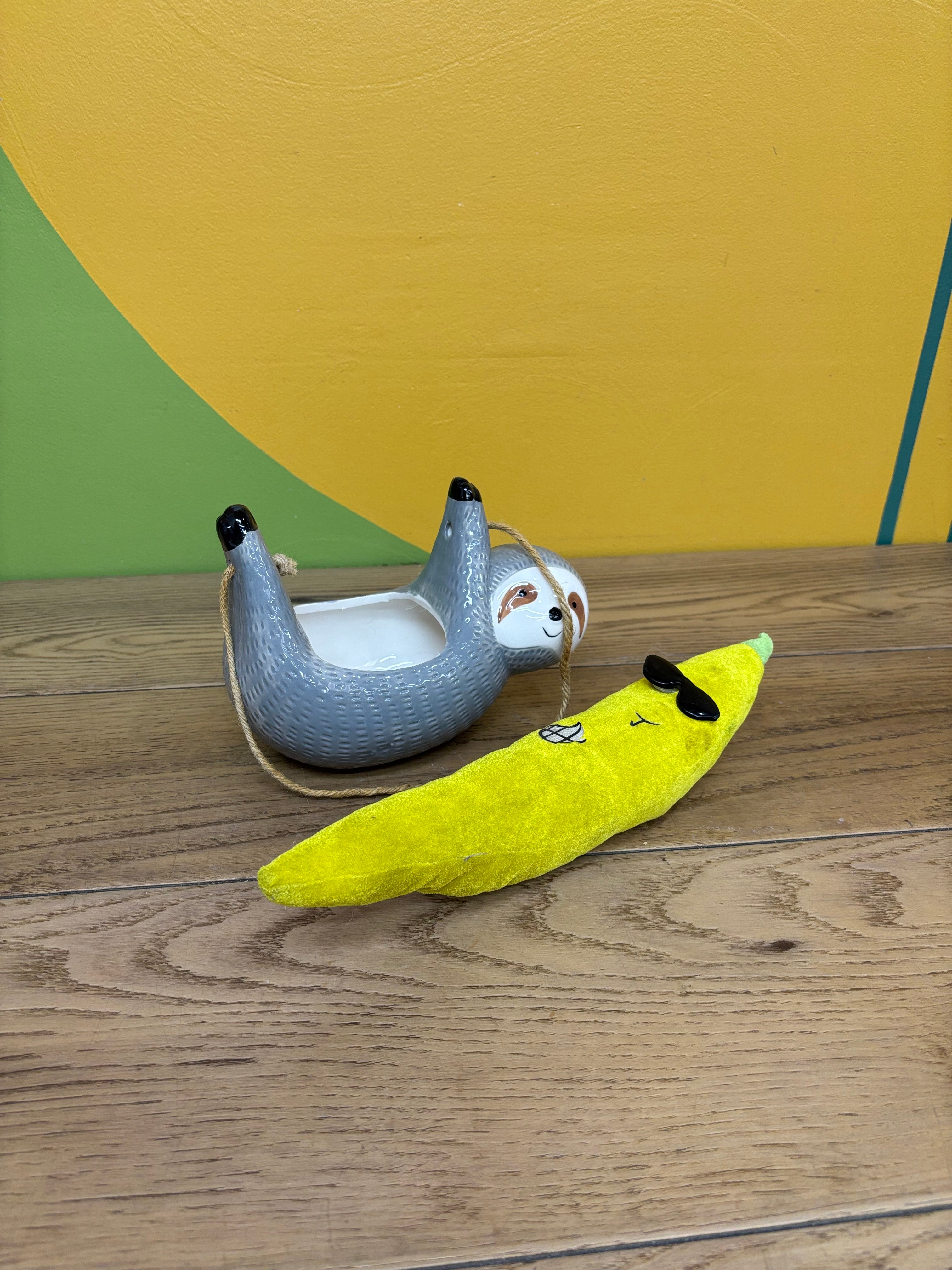 Sloth Hanging Planter