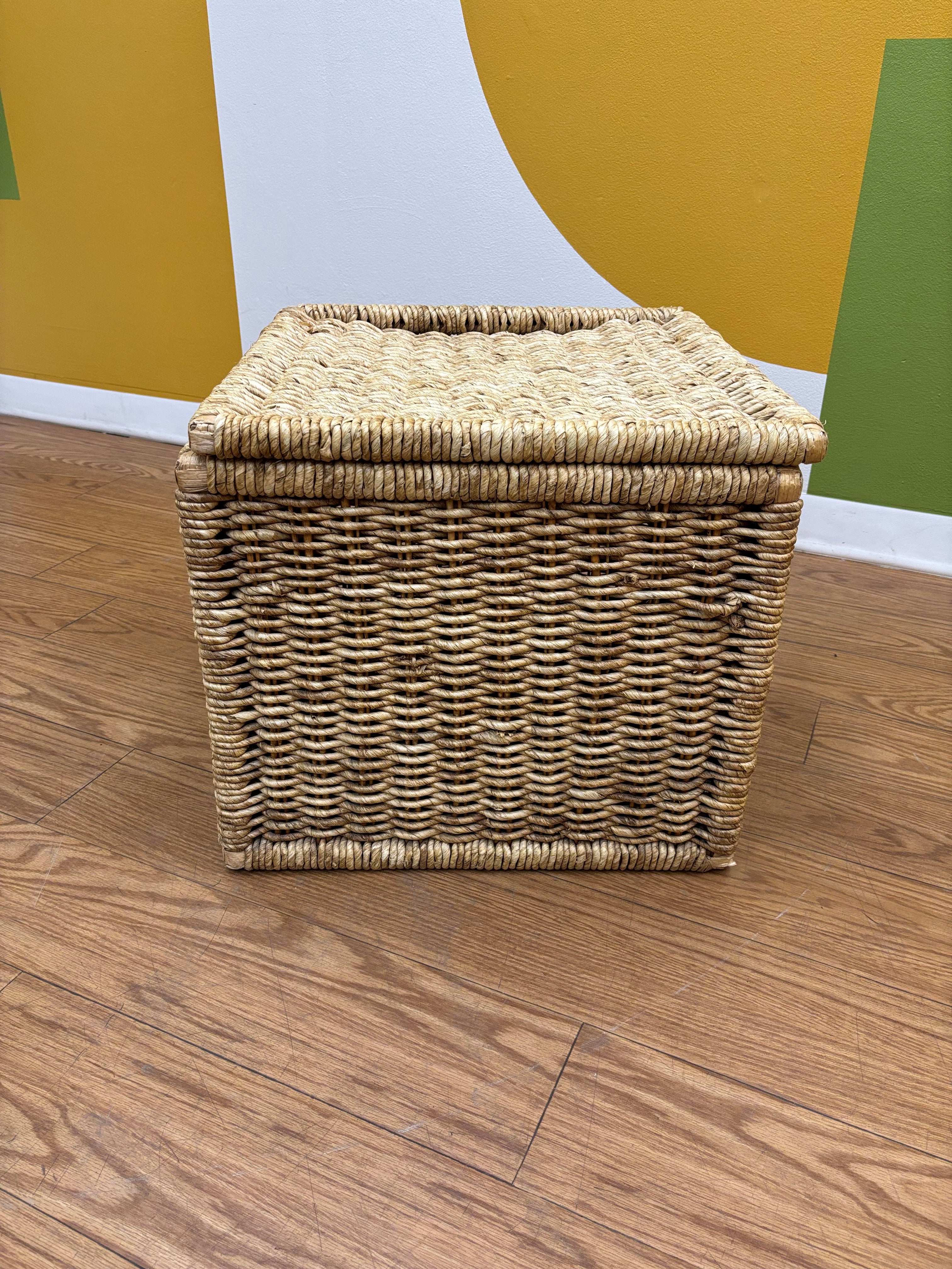 Square Wicker Hamper
