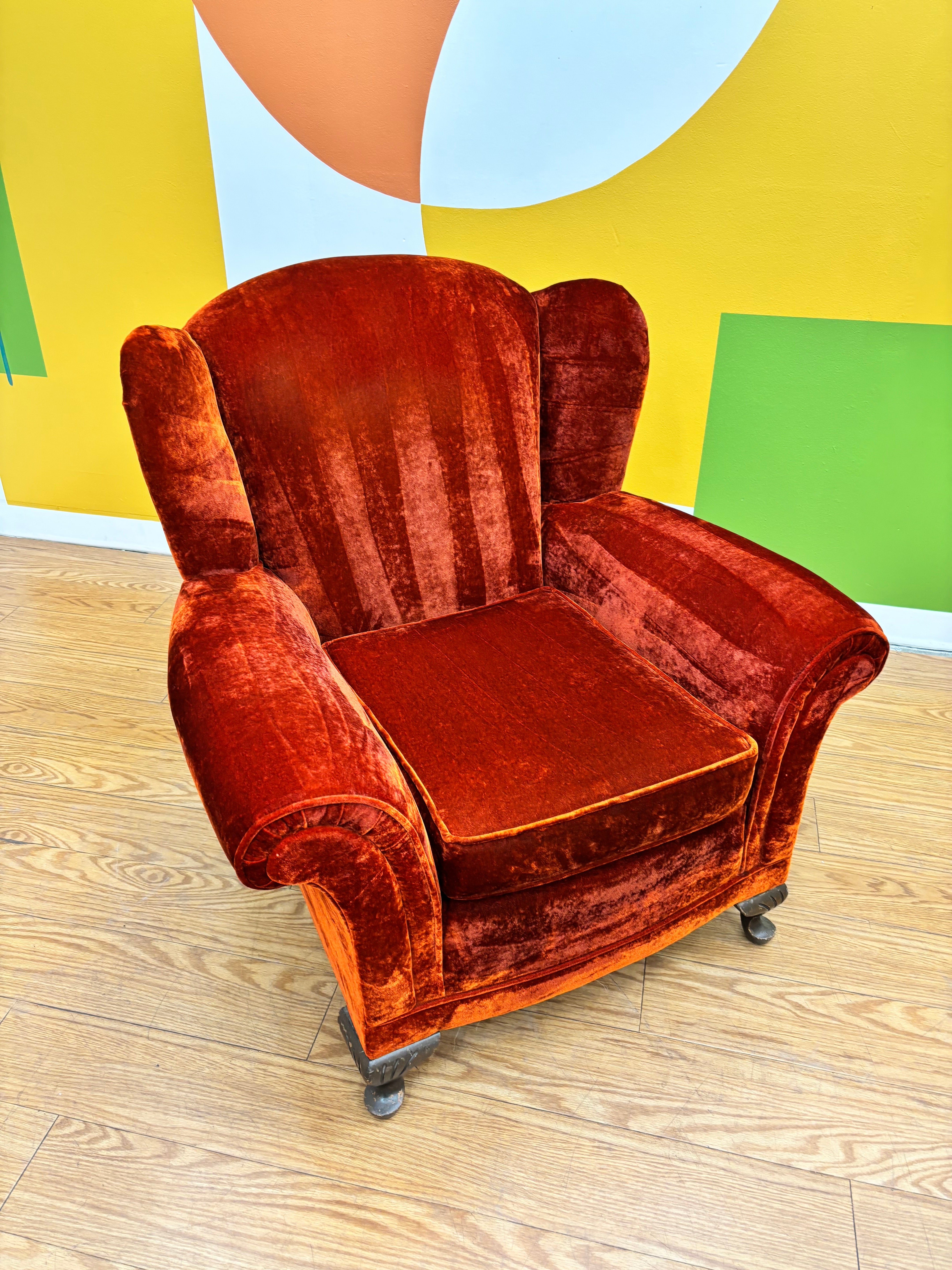 Orange Armchair