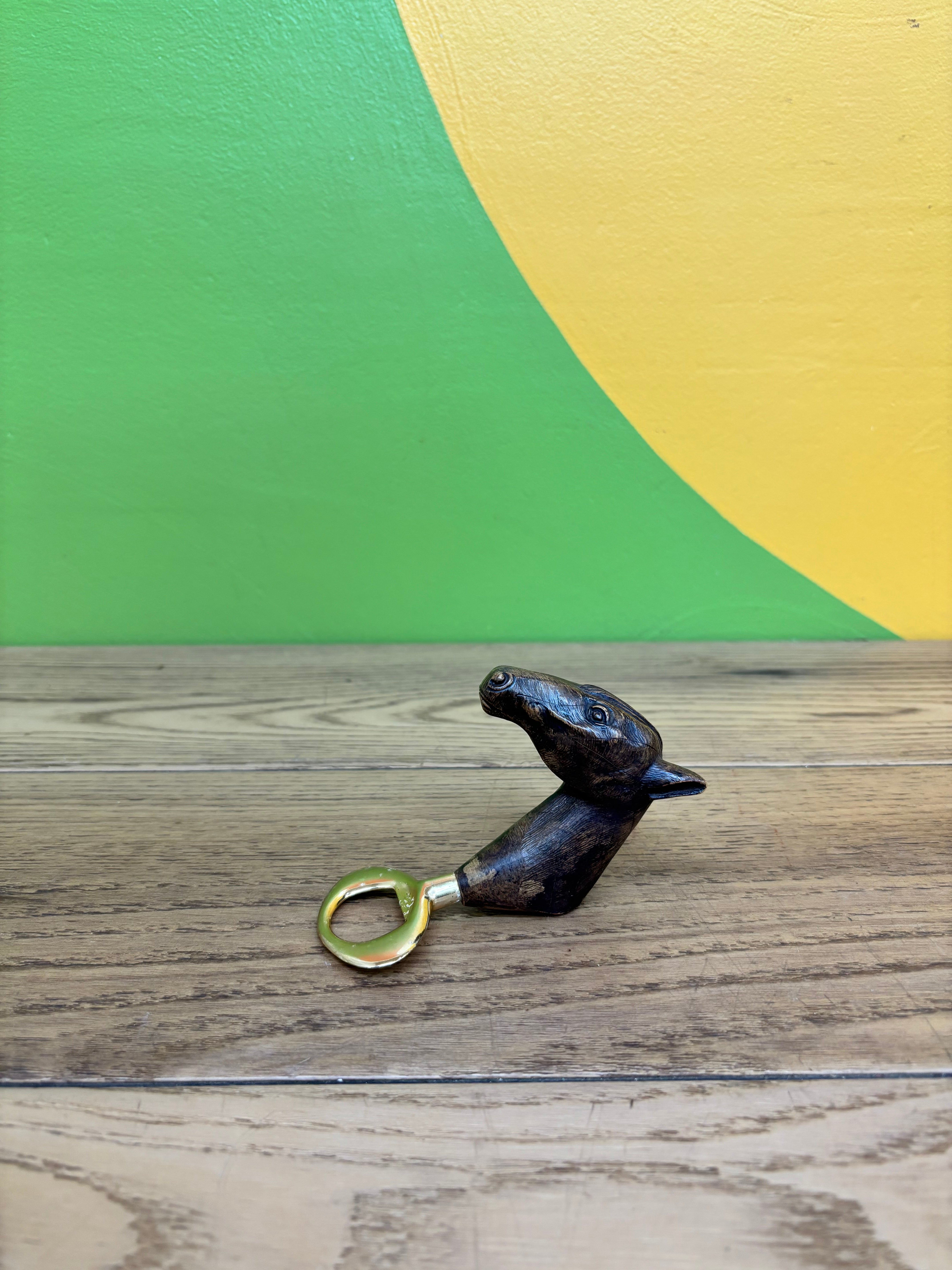 Carved Horse Bottle Opener