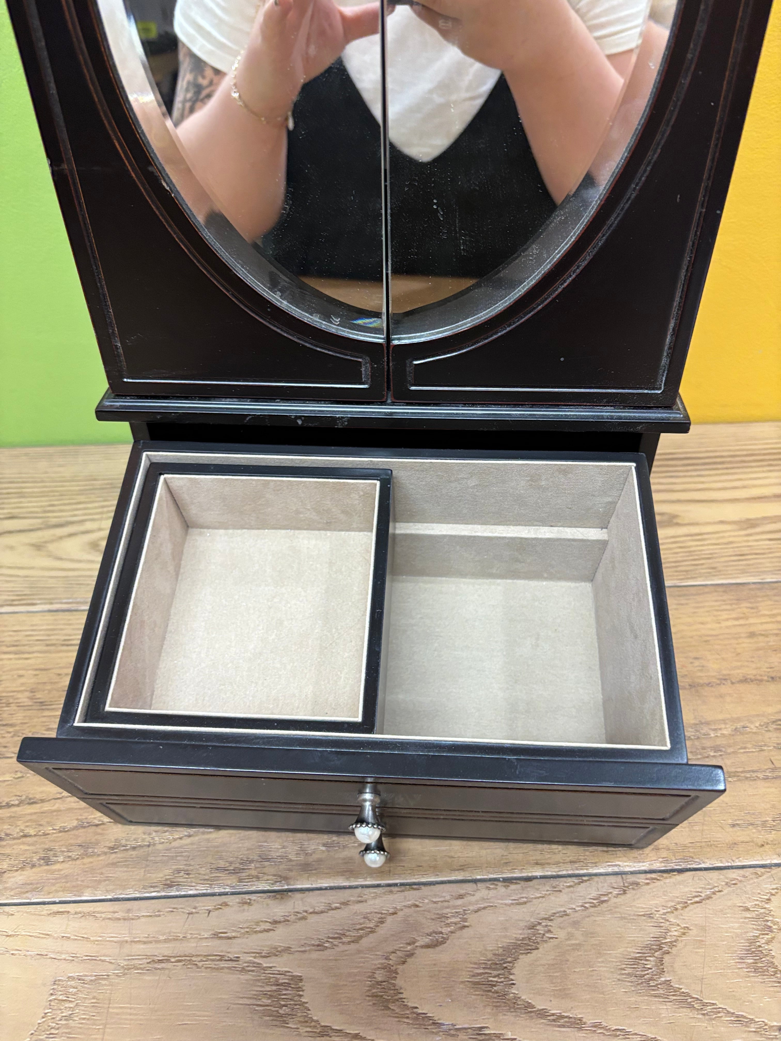 Bombay Mirrored Jewelry Box