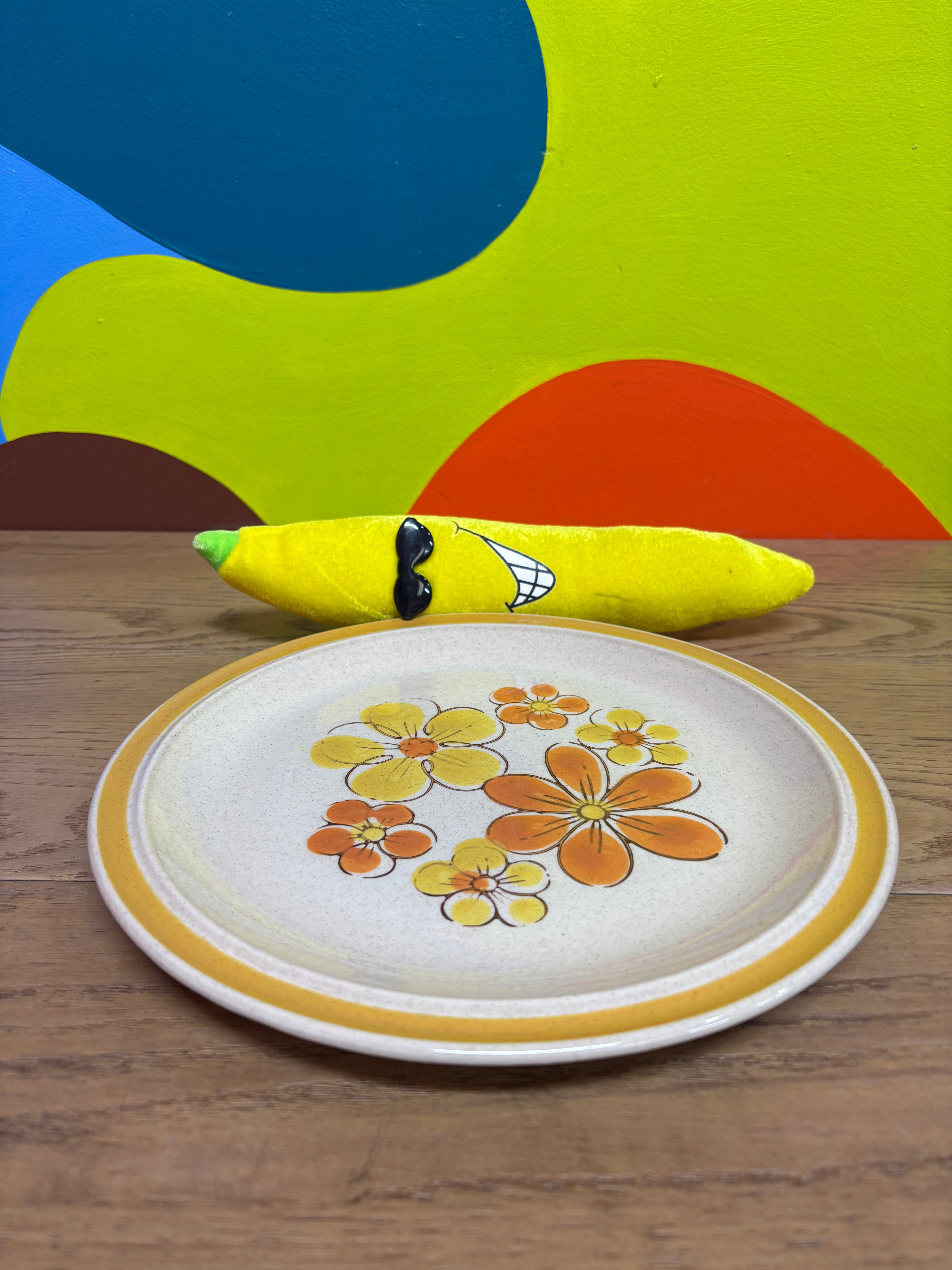 Set of 5 Floral Dinner Plates