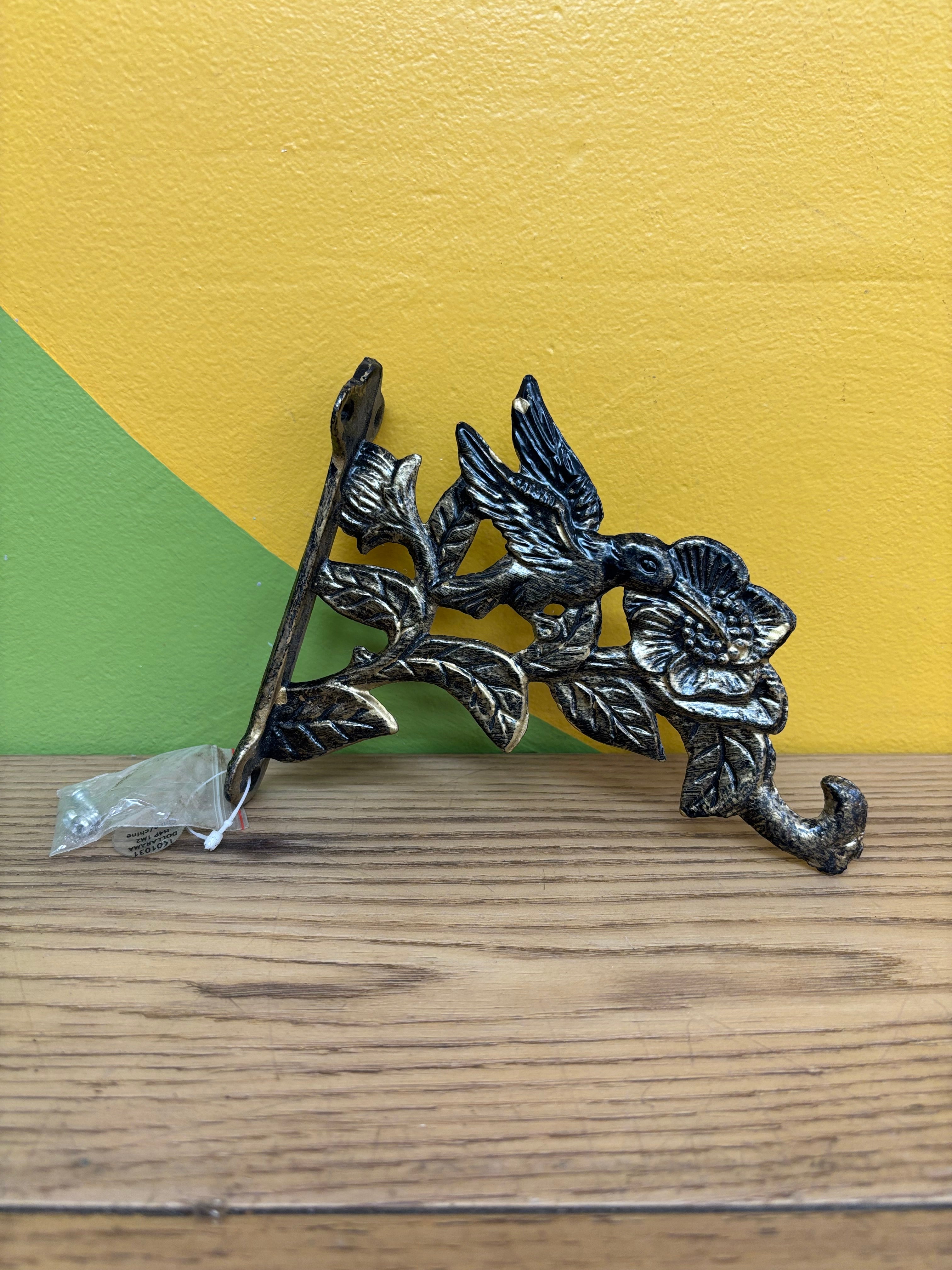 (2) Wall Hanging Hummingbird Hooks