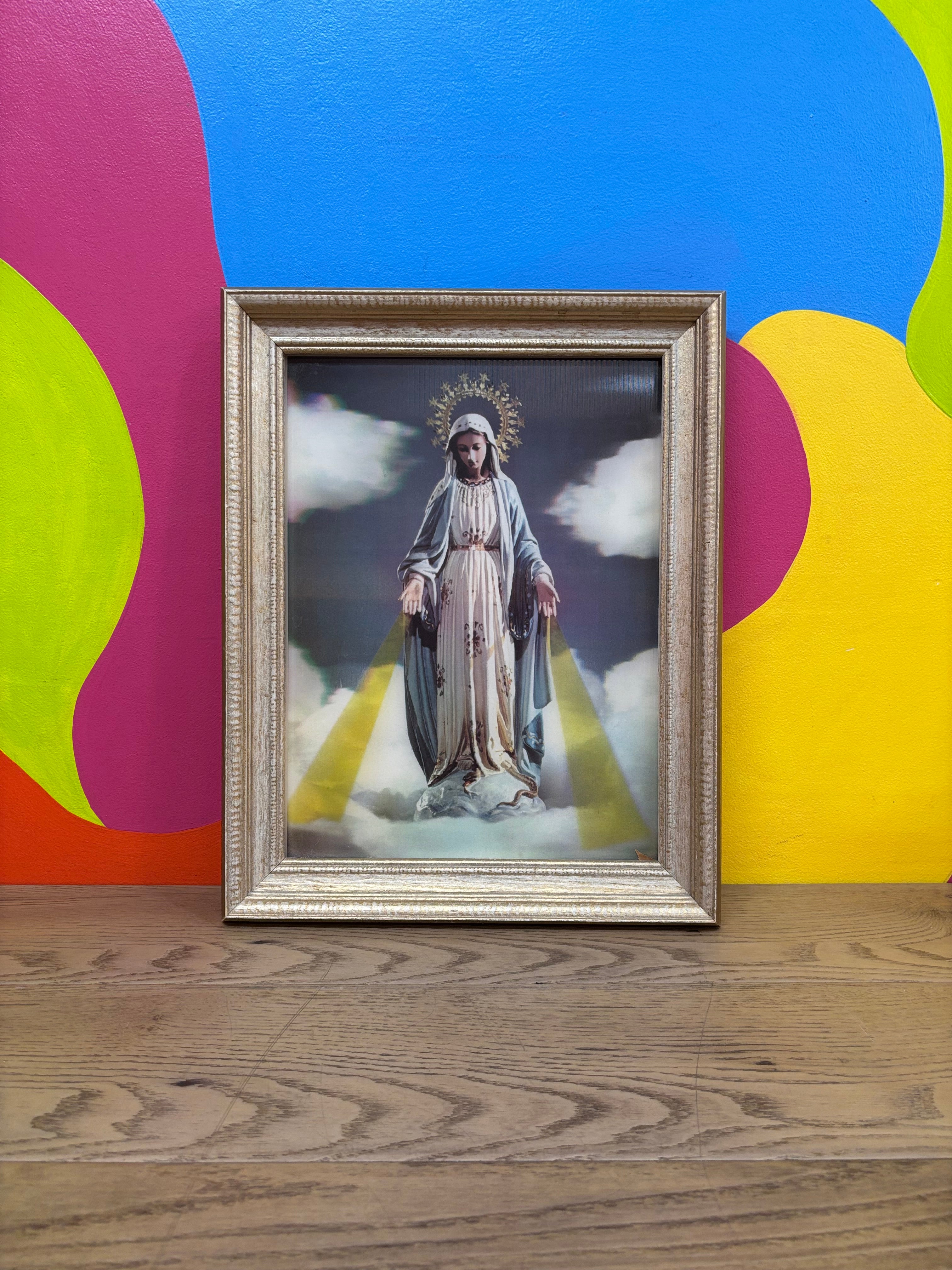 Framed Lenticular Mary Print