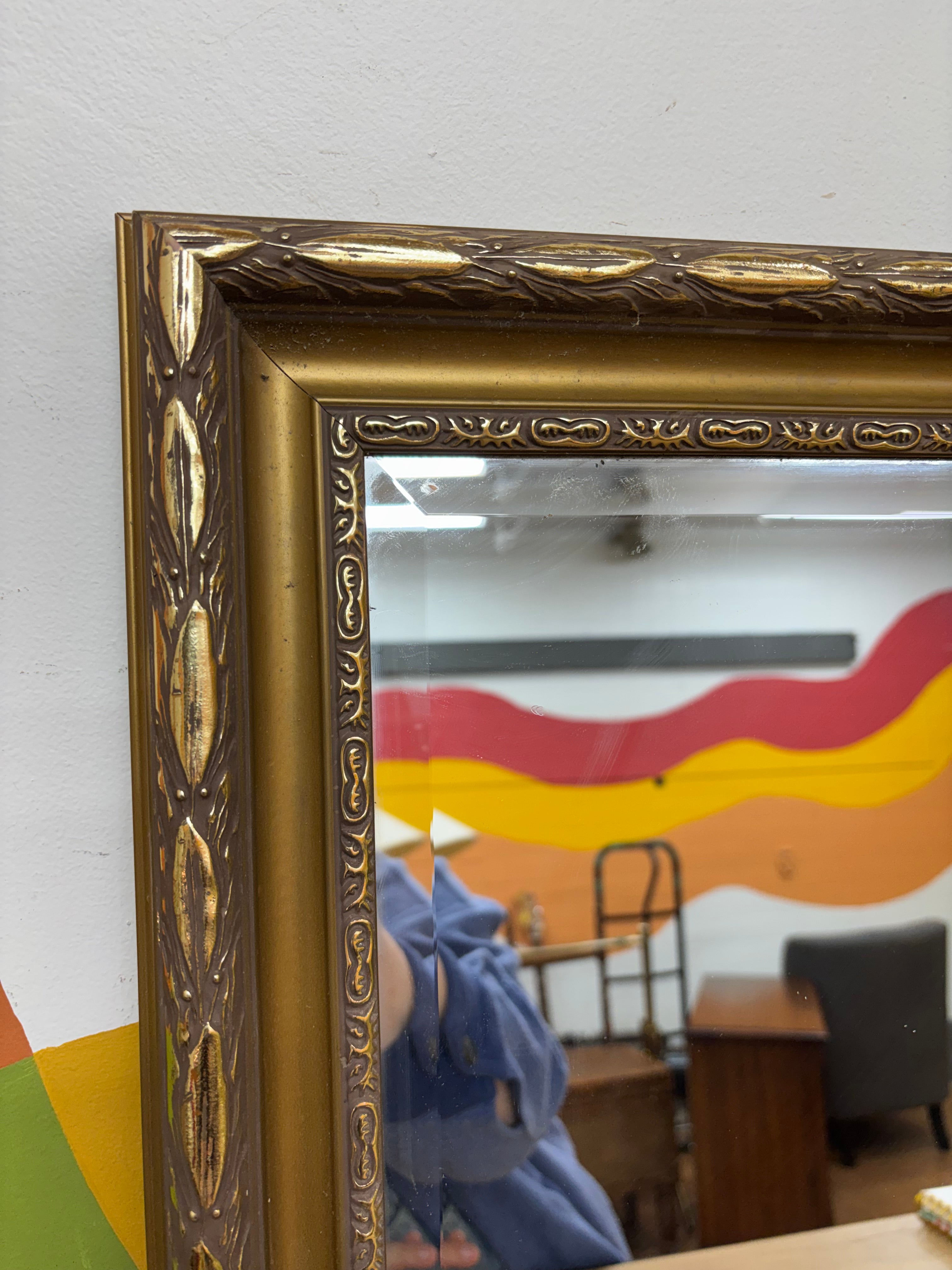Gold Frame Mirror