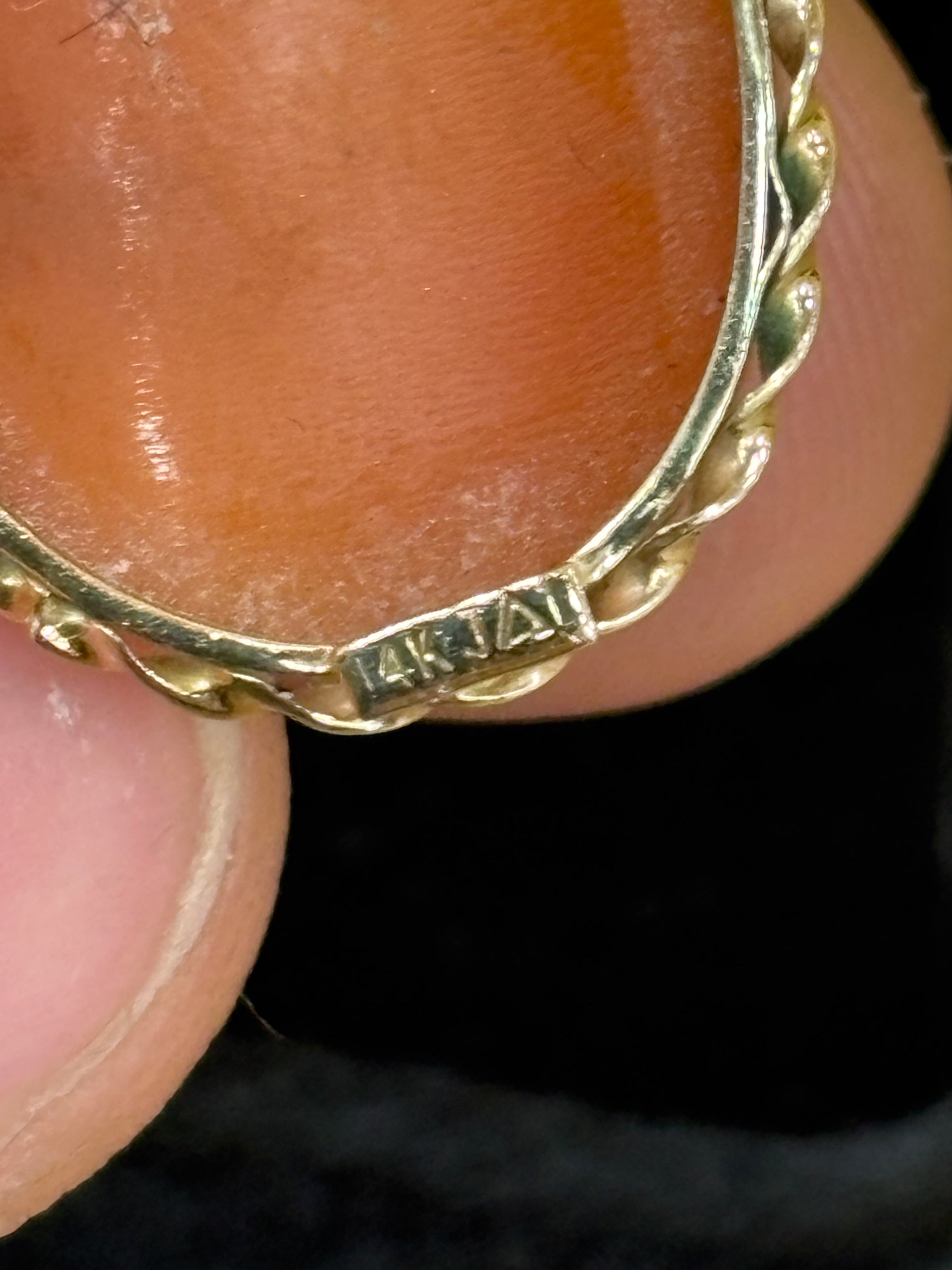 14k Gold Cameo Pendant