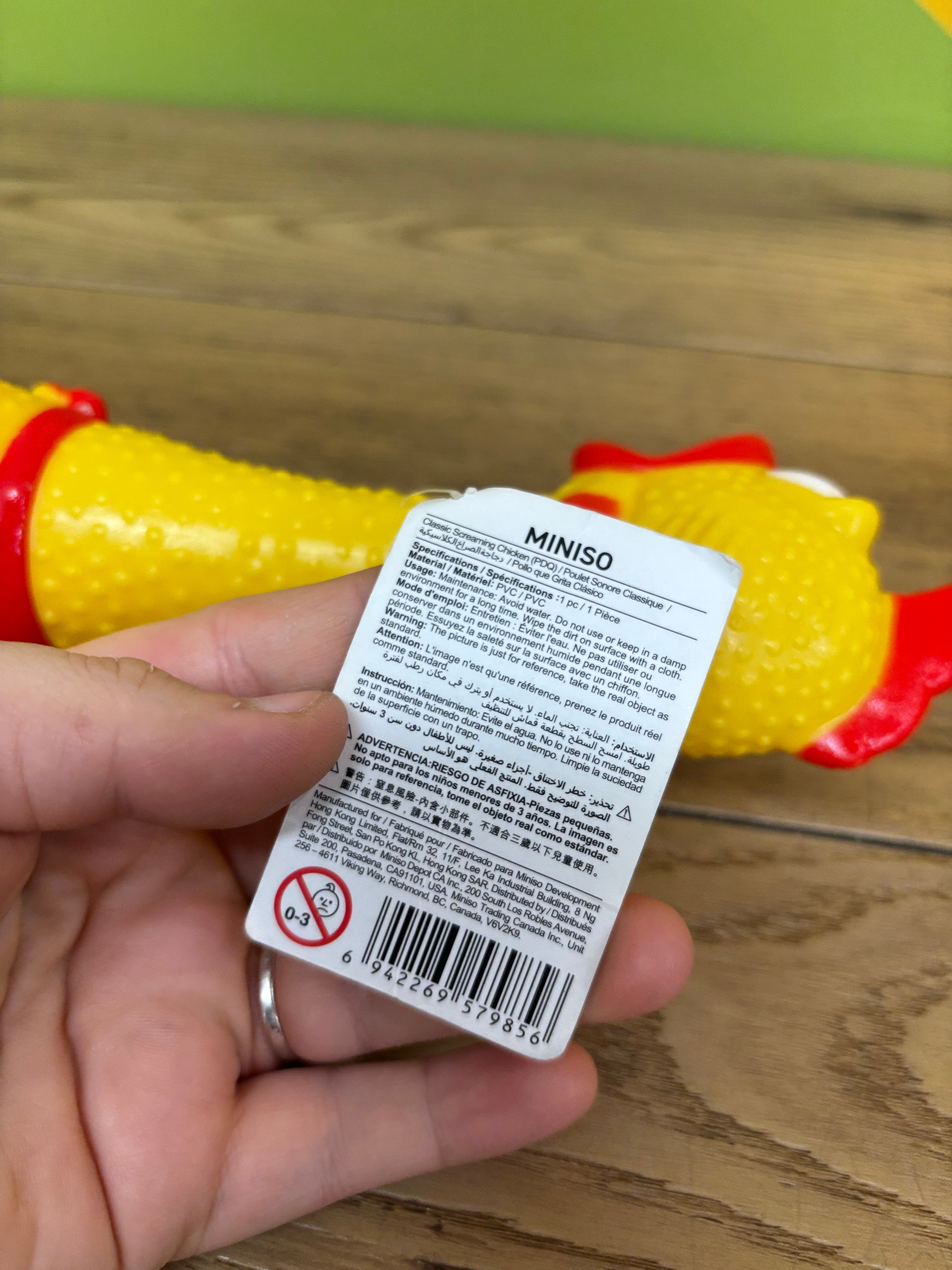 Yellow Screaming Chicken