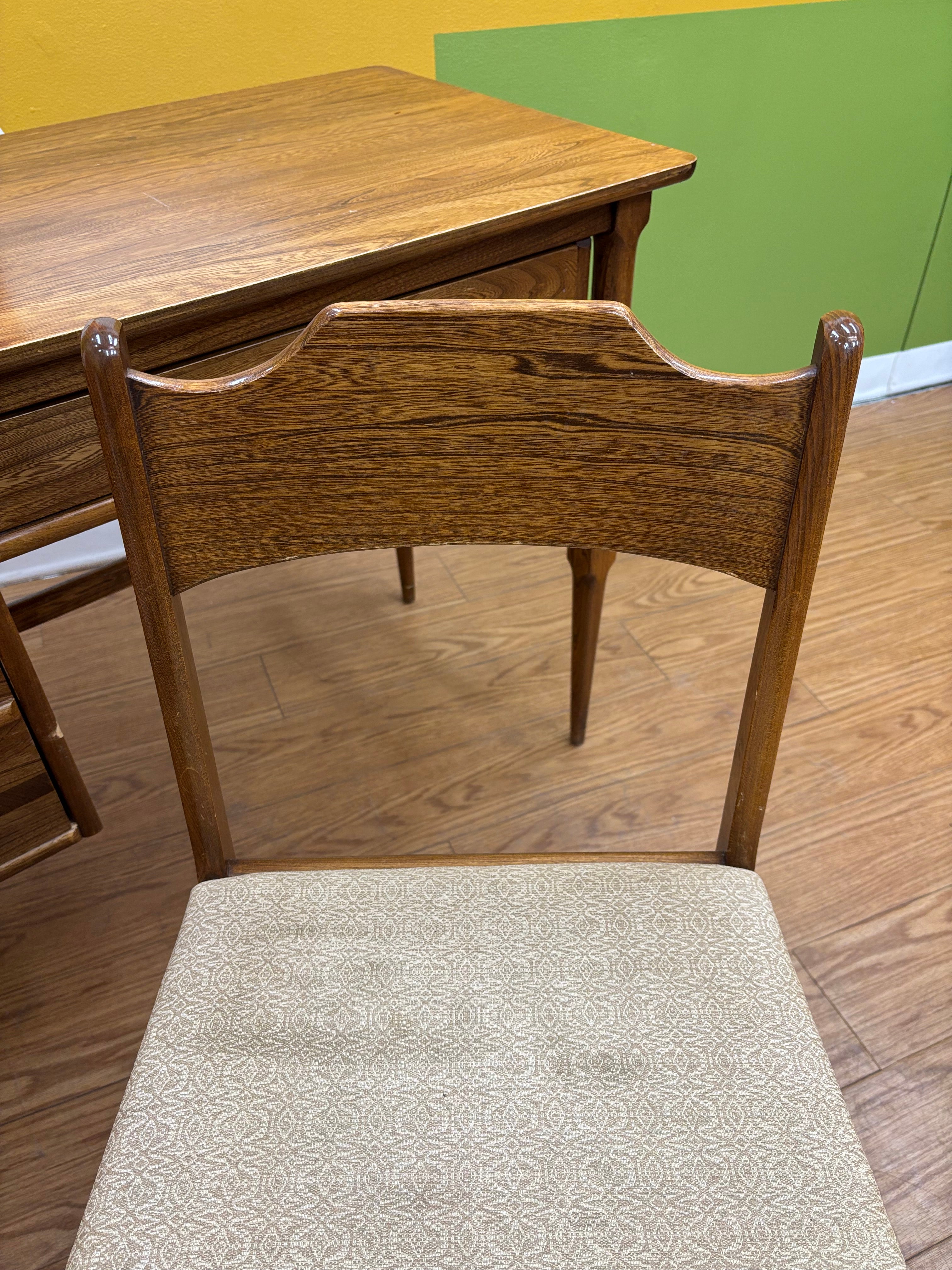 Wood Writing Desk with Matching Chair