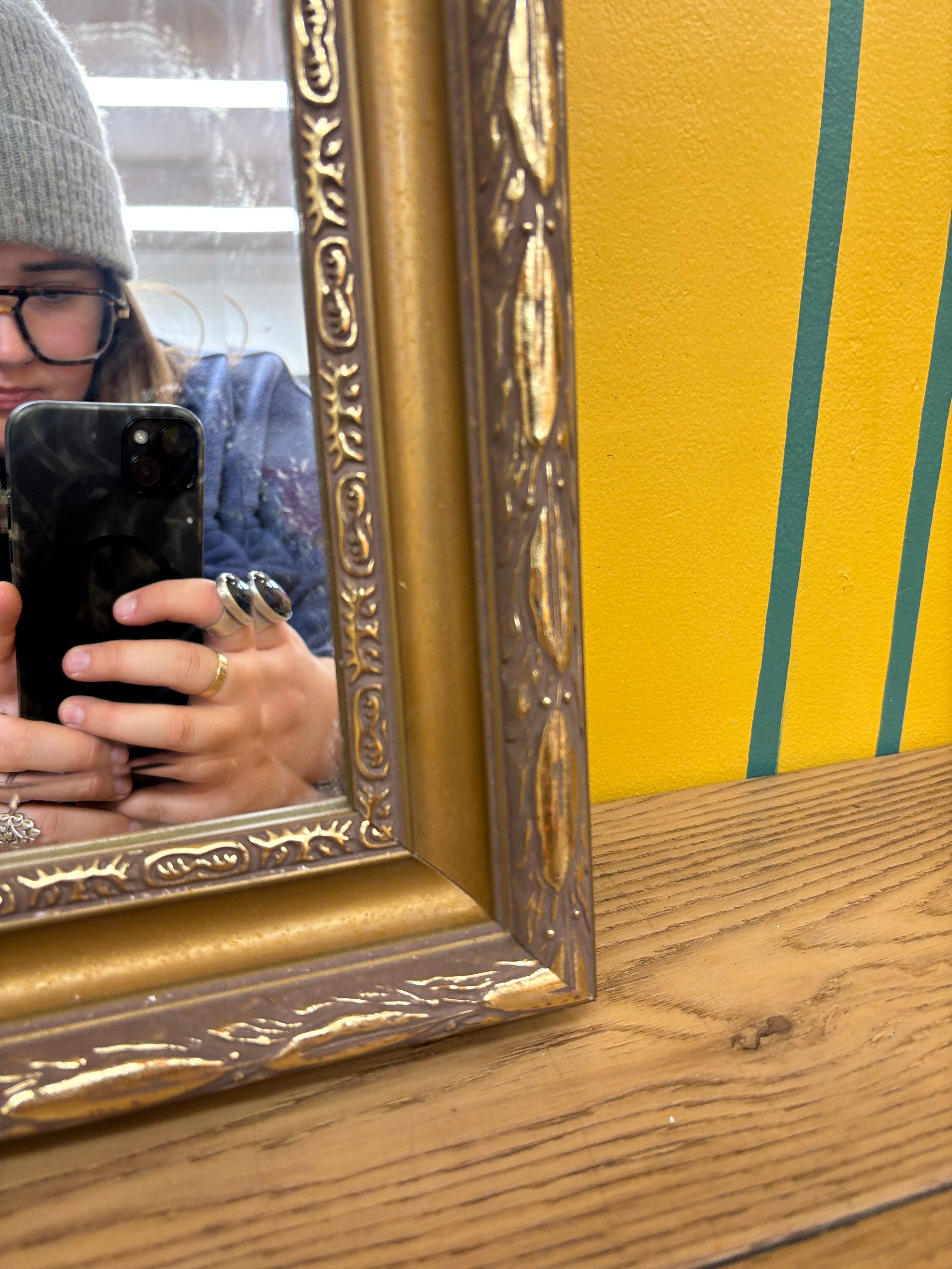 Gold Frame Mirror