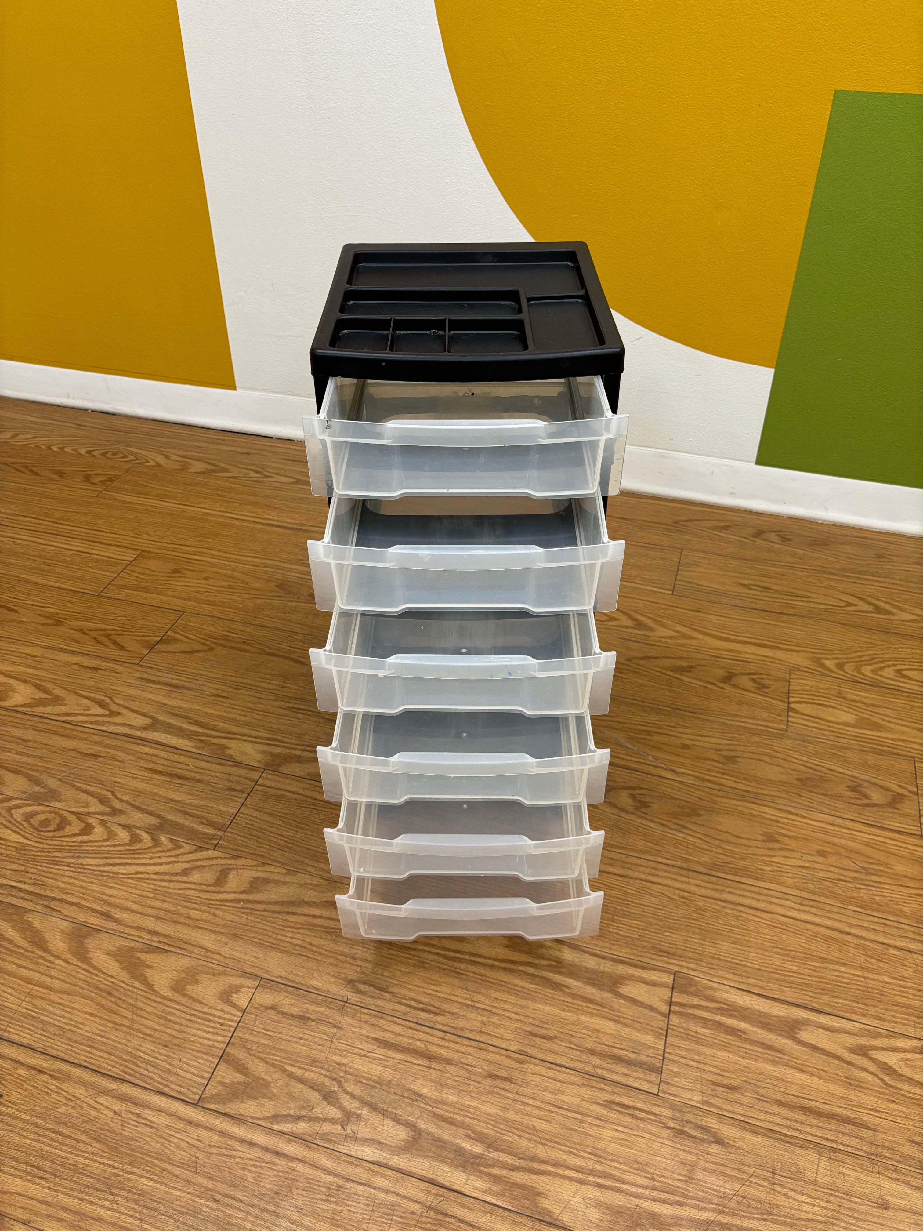 6 Drawer Rolling Cart (2 available)