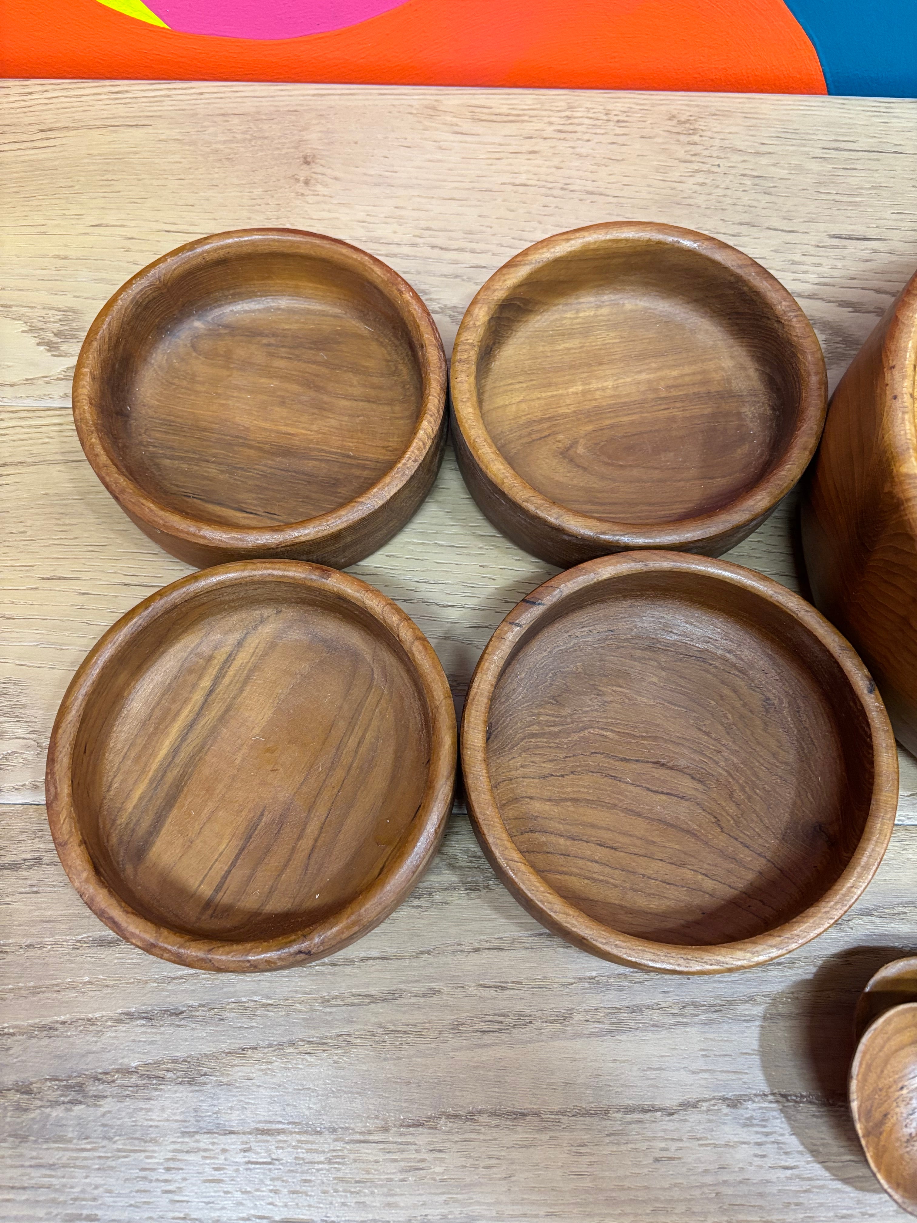 Wood Bowl Set