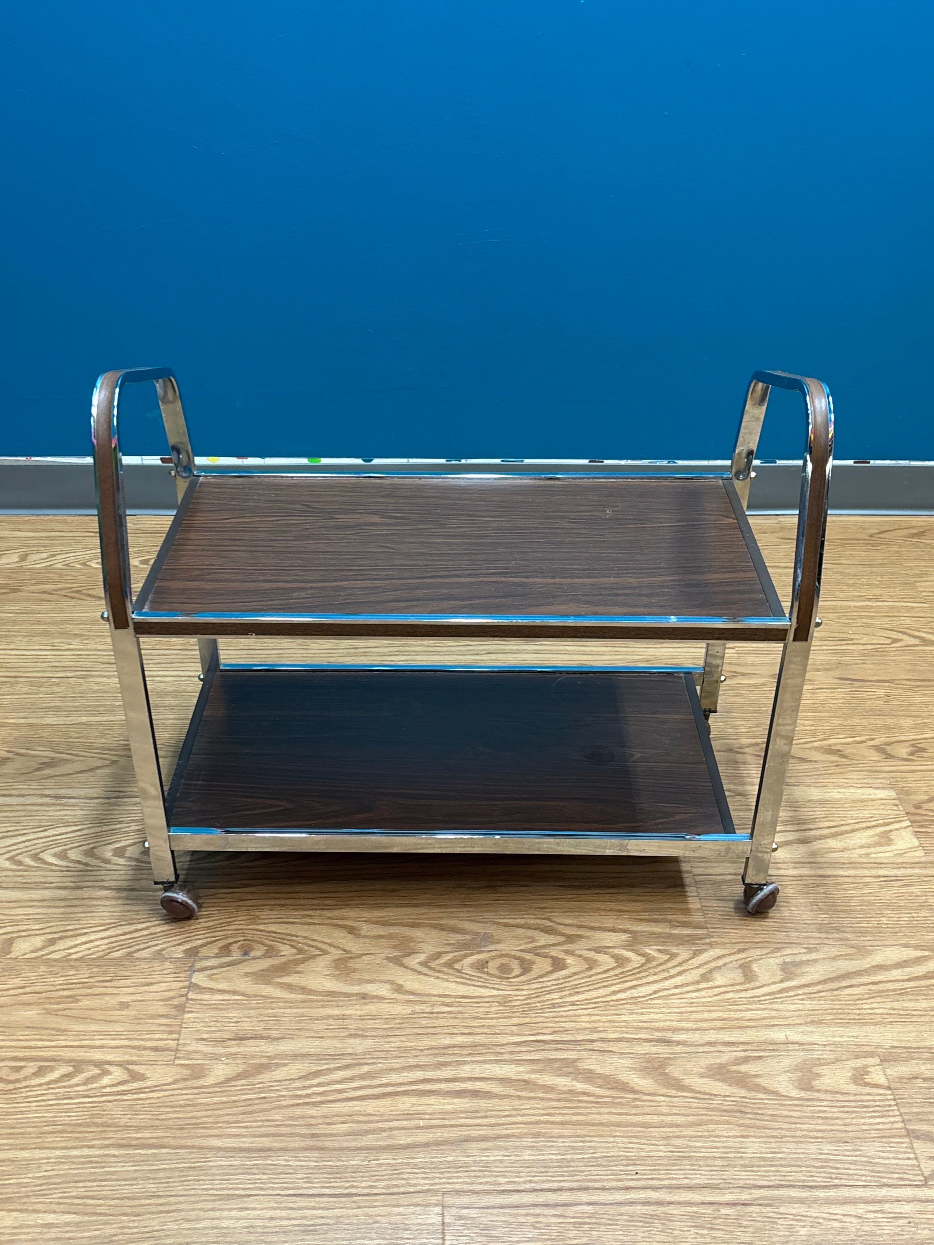 2 Tier Rolling Shoe Rack