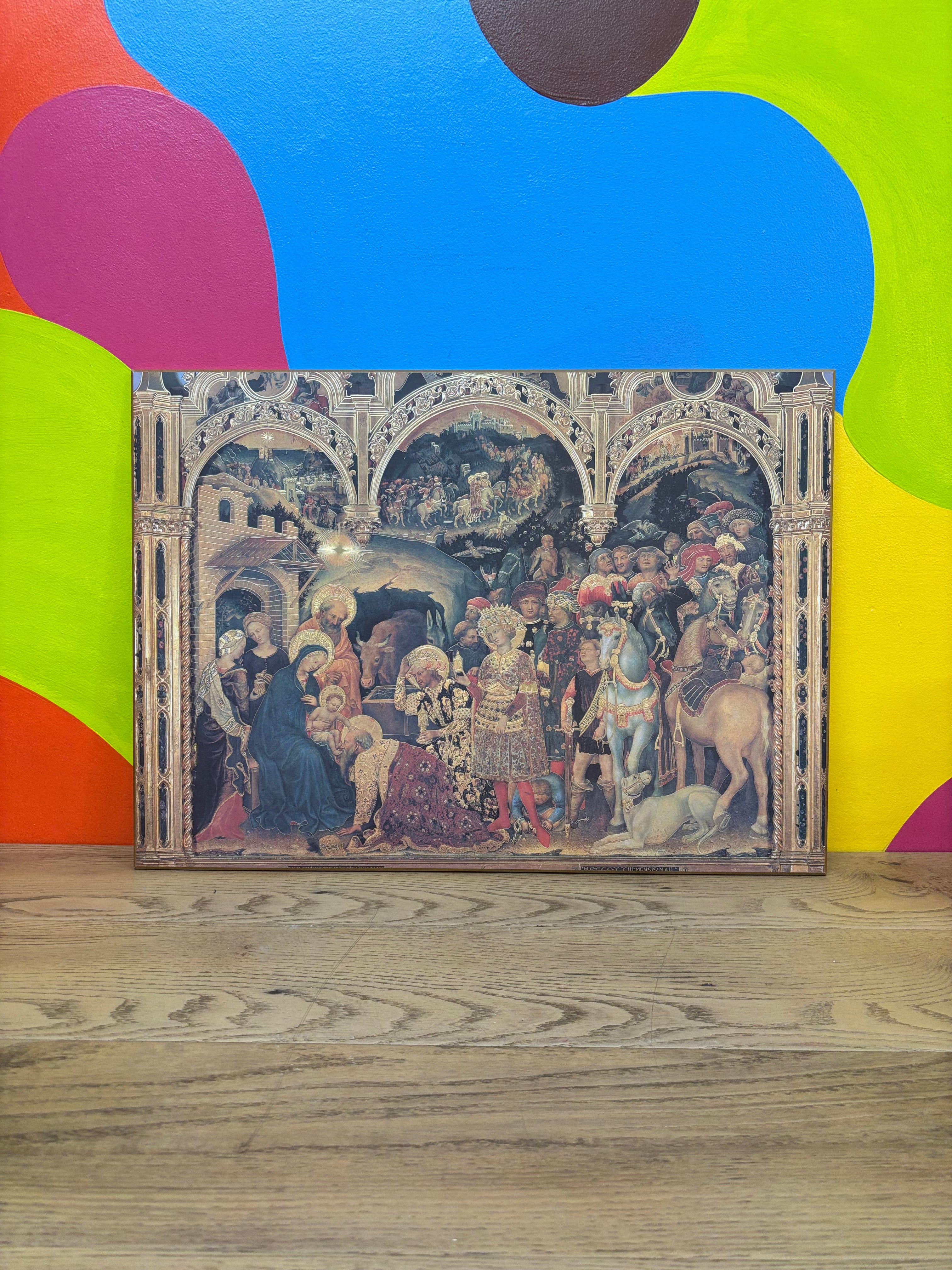 "Adoration by the Magi" Wood Mounted Print