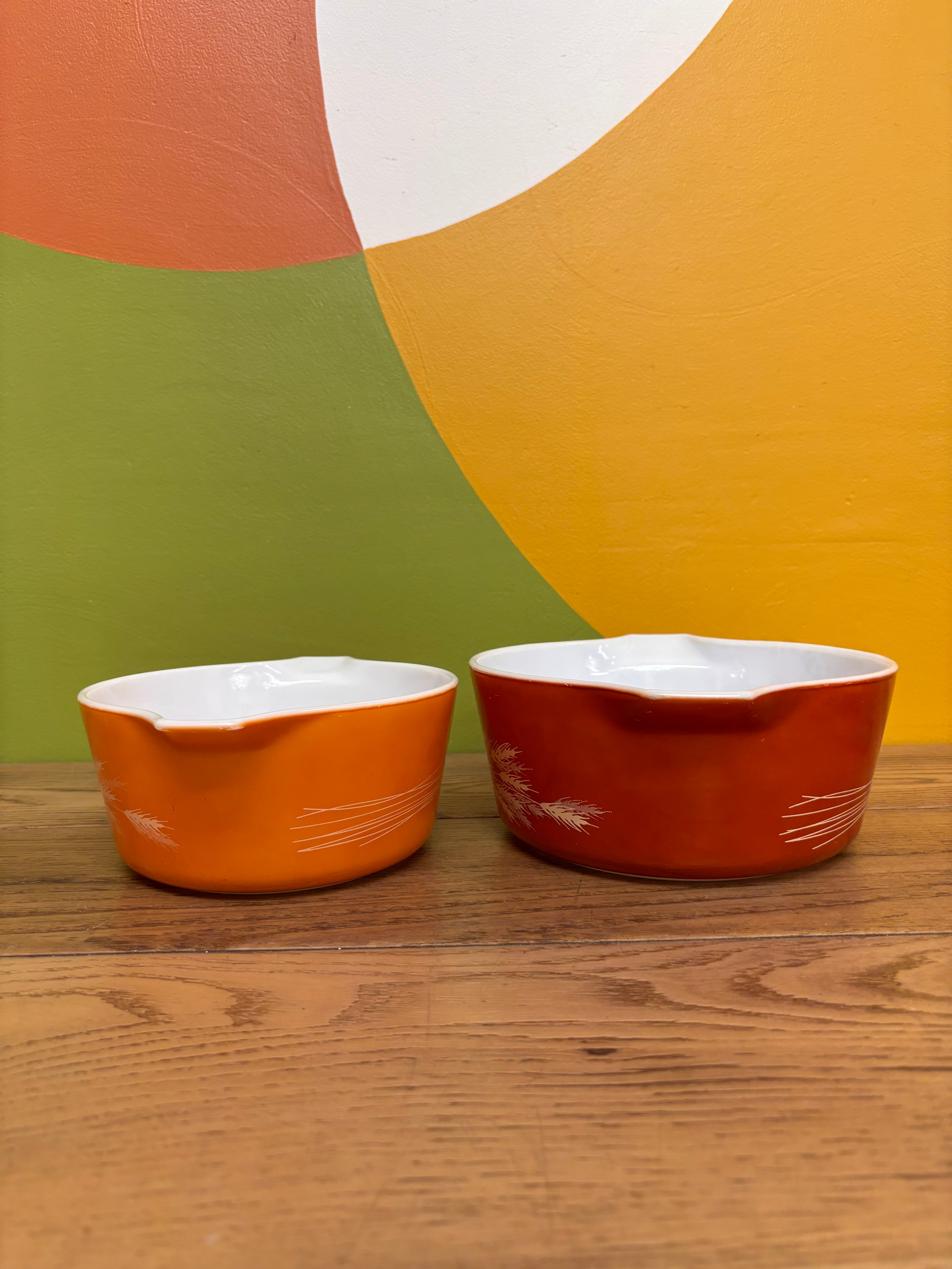 Pyrex Autumn Harvest Casserole Dishes (2)