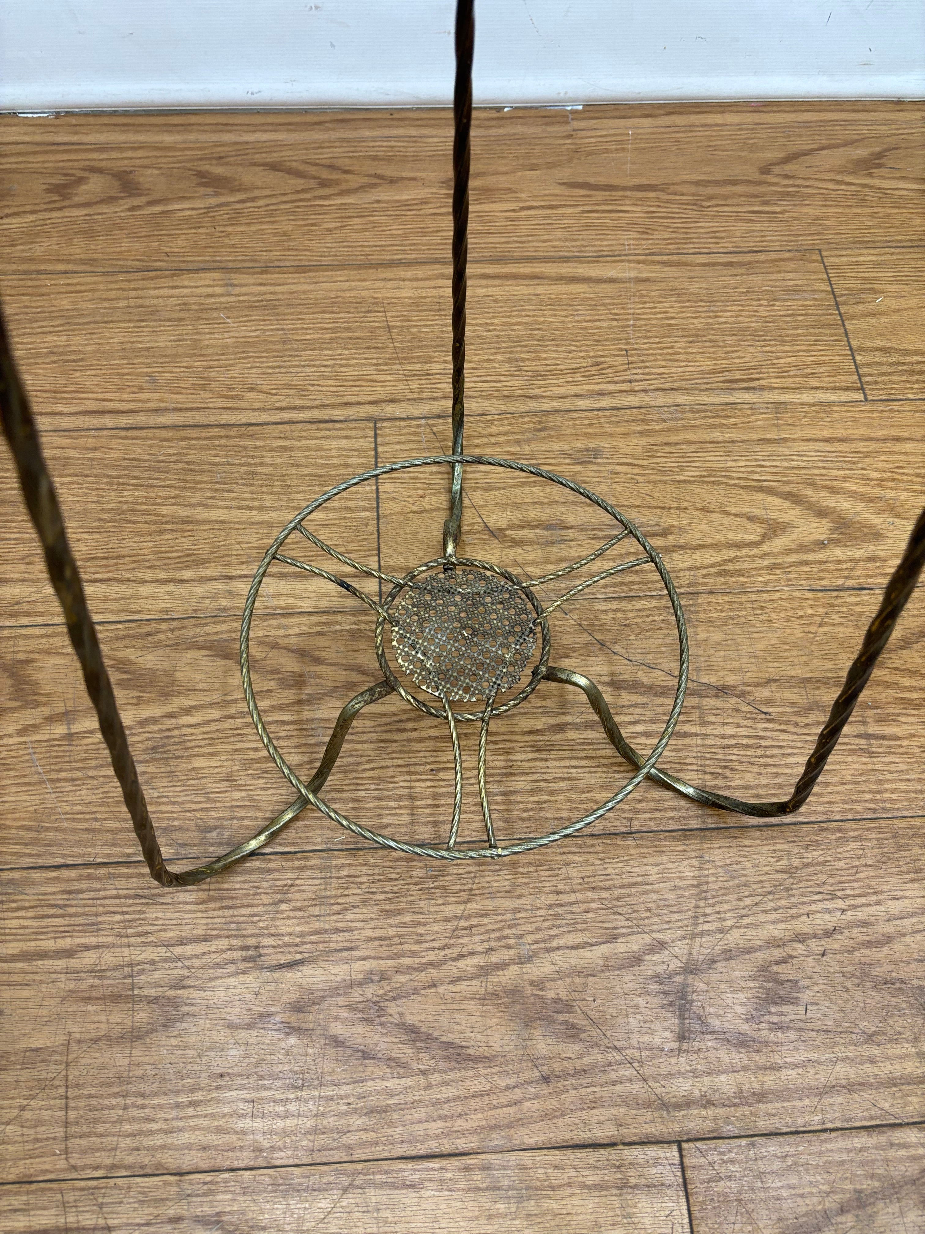 Gold Tone Plant Stand