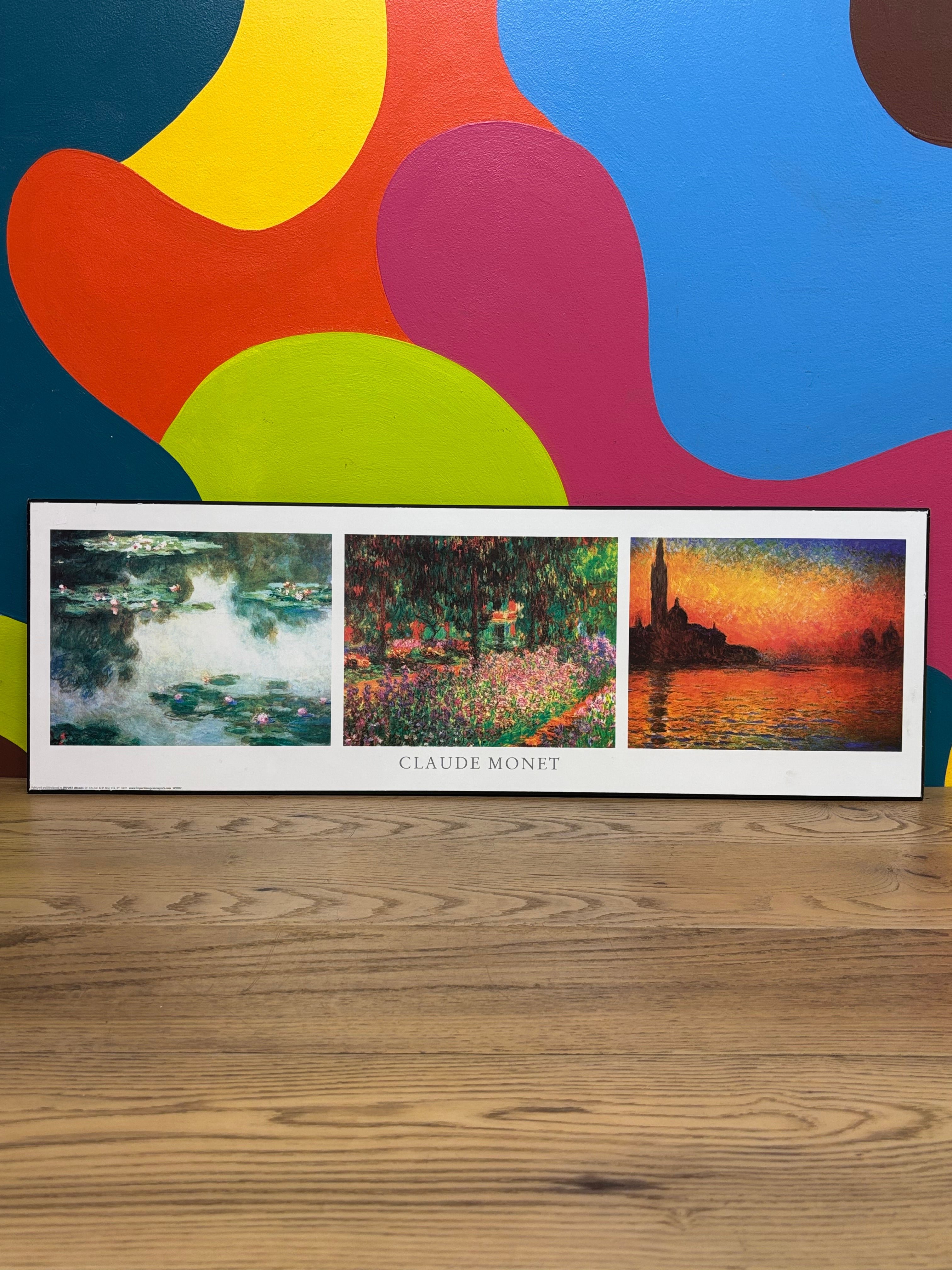 Claude Monet Art on Plaque