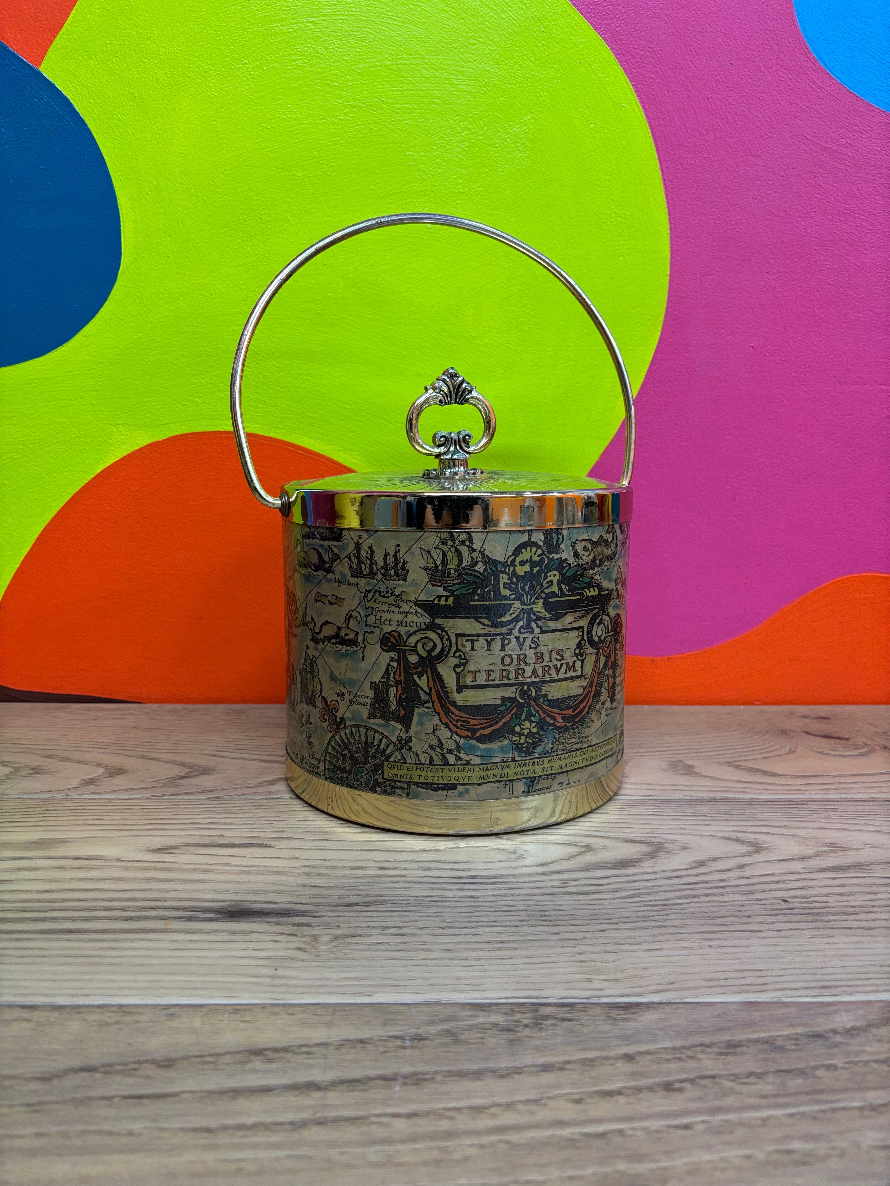 World Map Ice Bucket