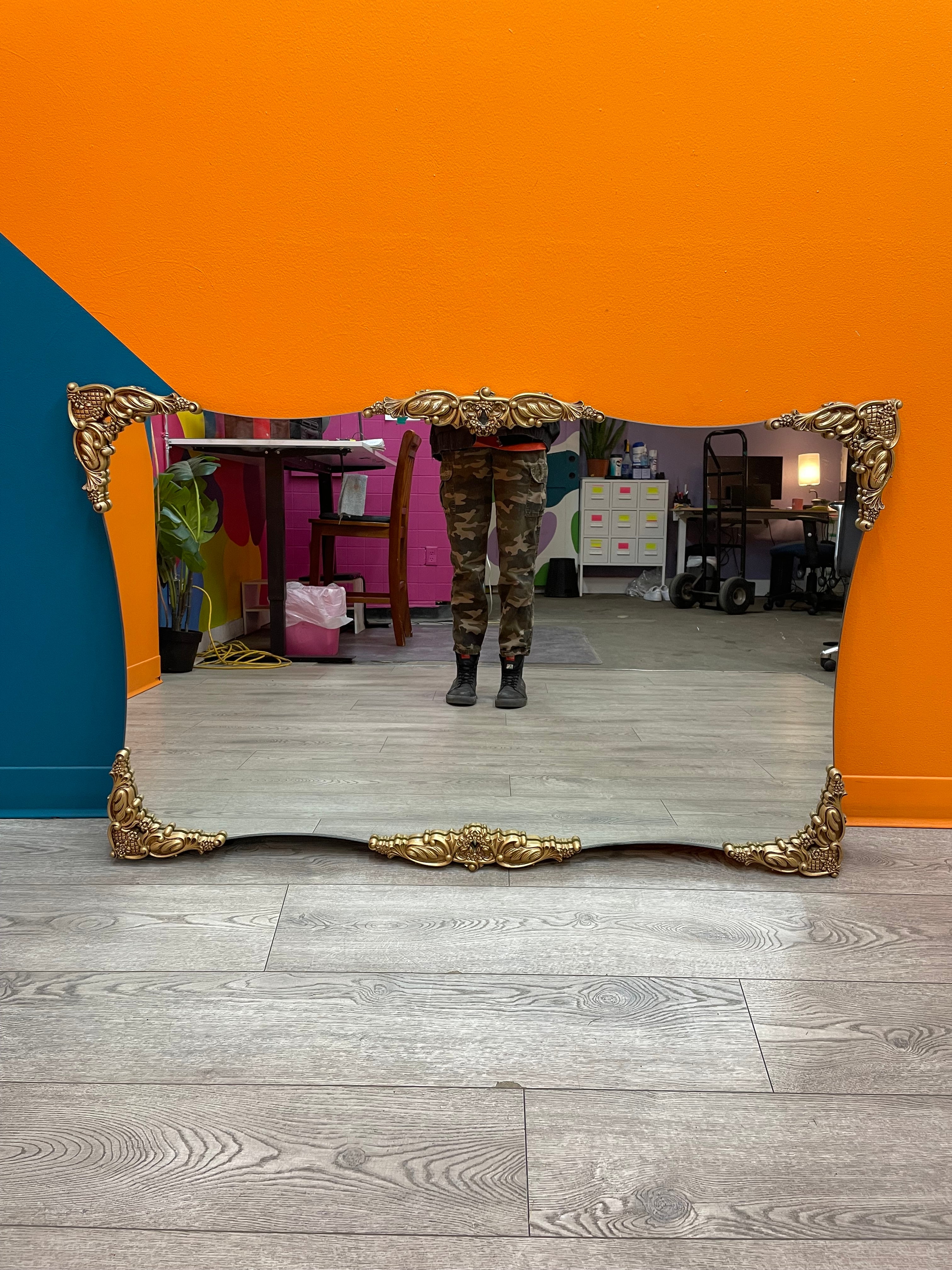 Gold Framed Mirror