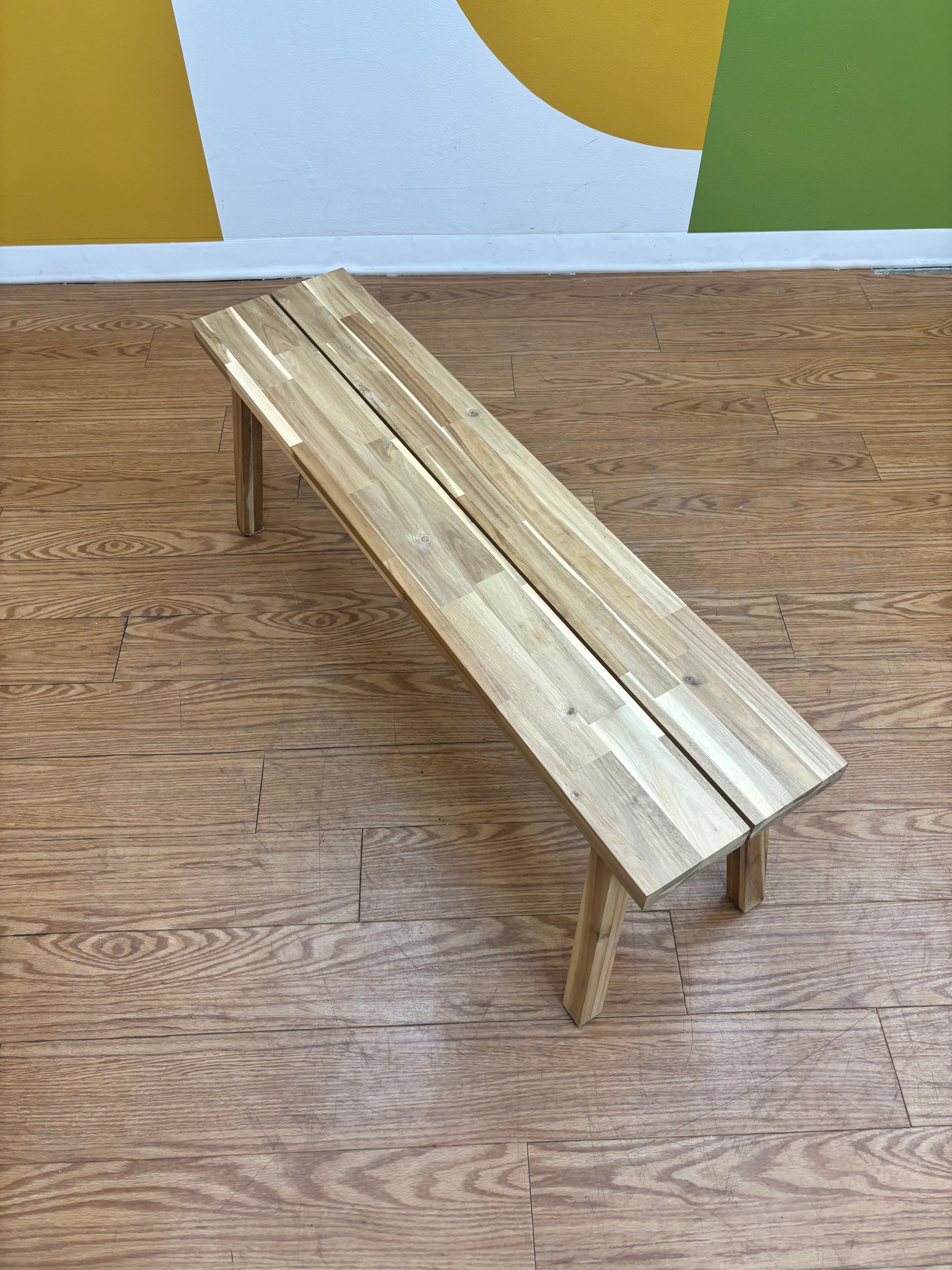Wood Bench