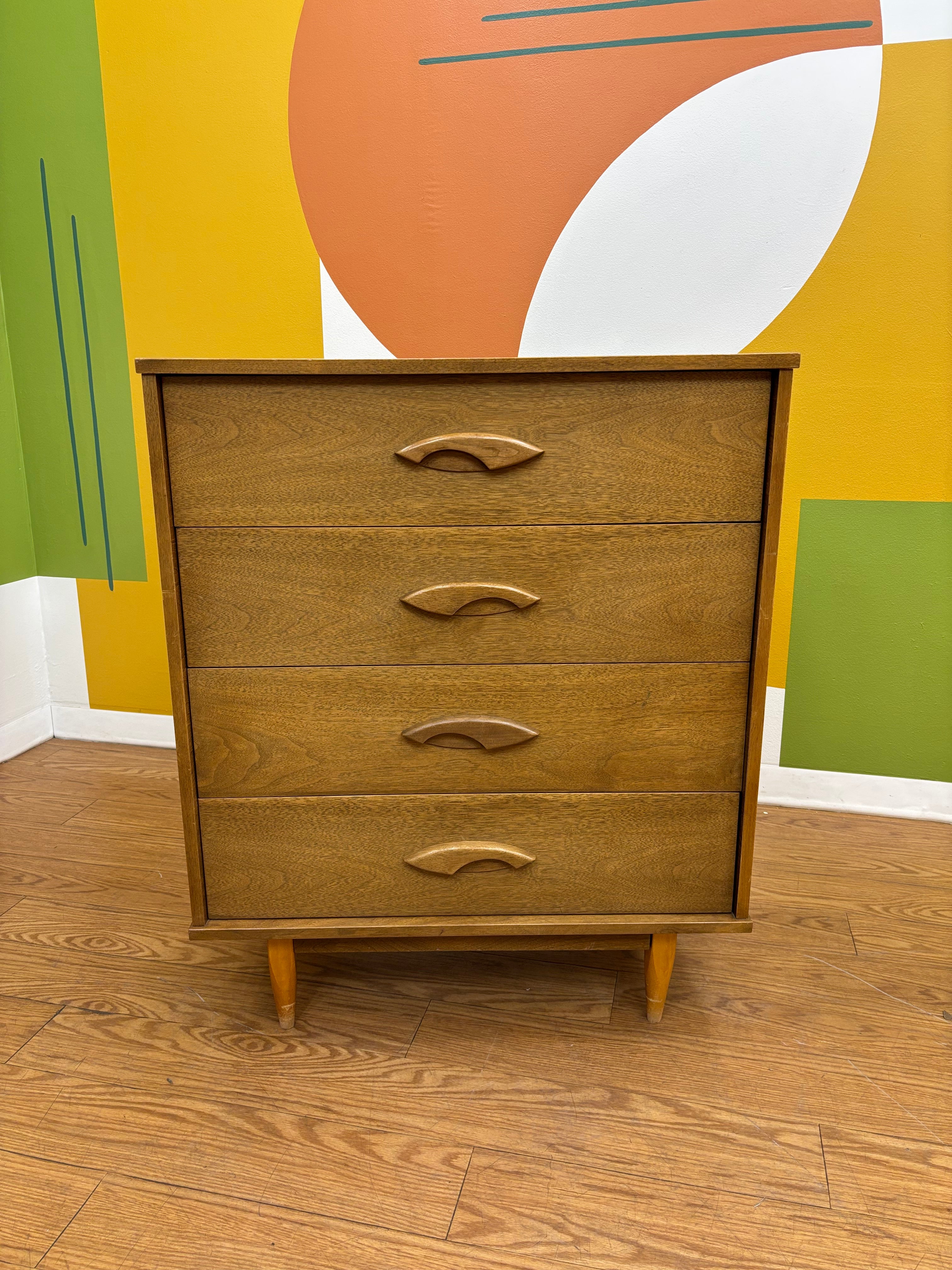 4 Drawer Wood Dresser