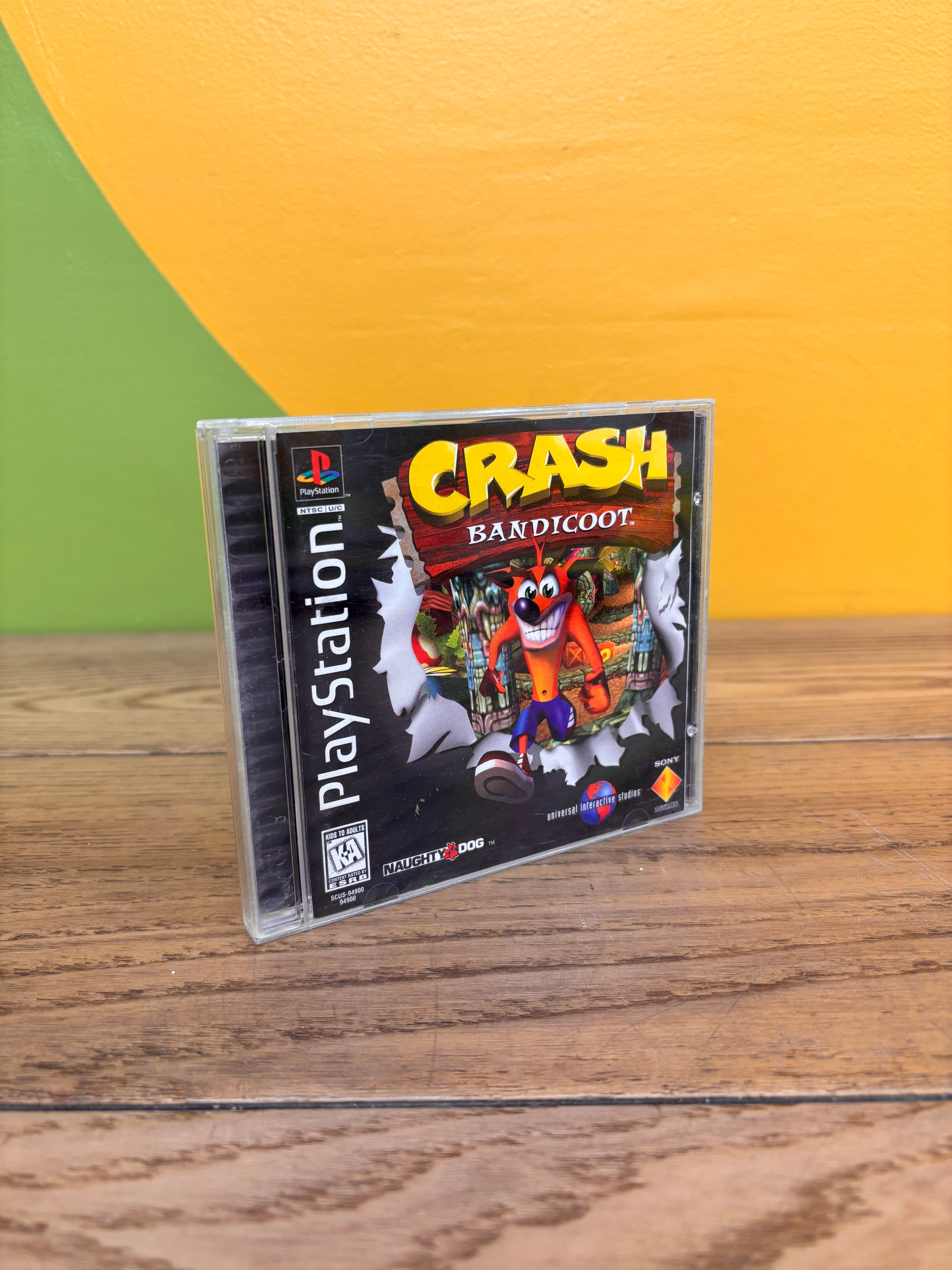 Crash Bandicoot PlayStation 1 Video Game 1996