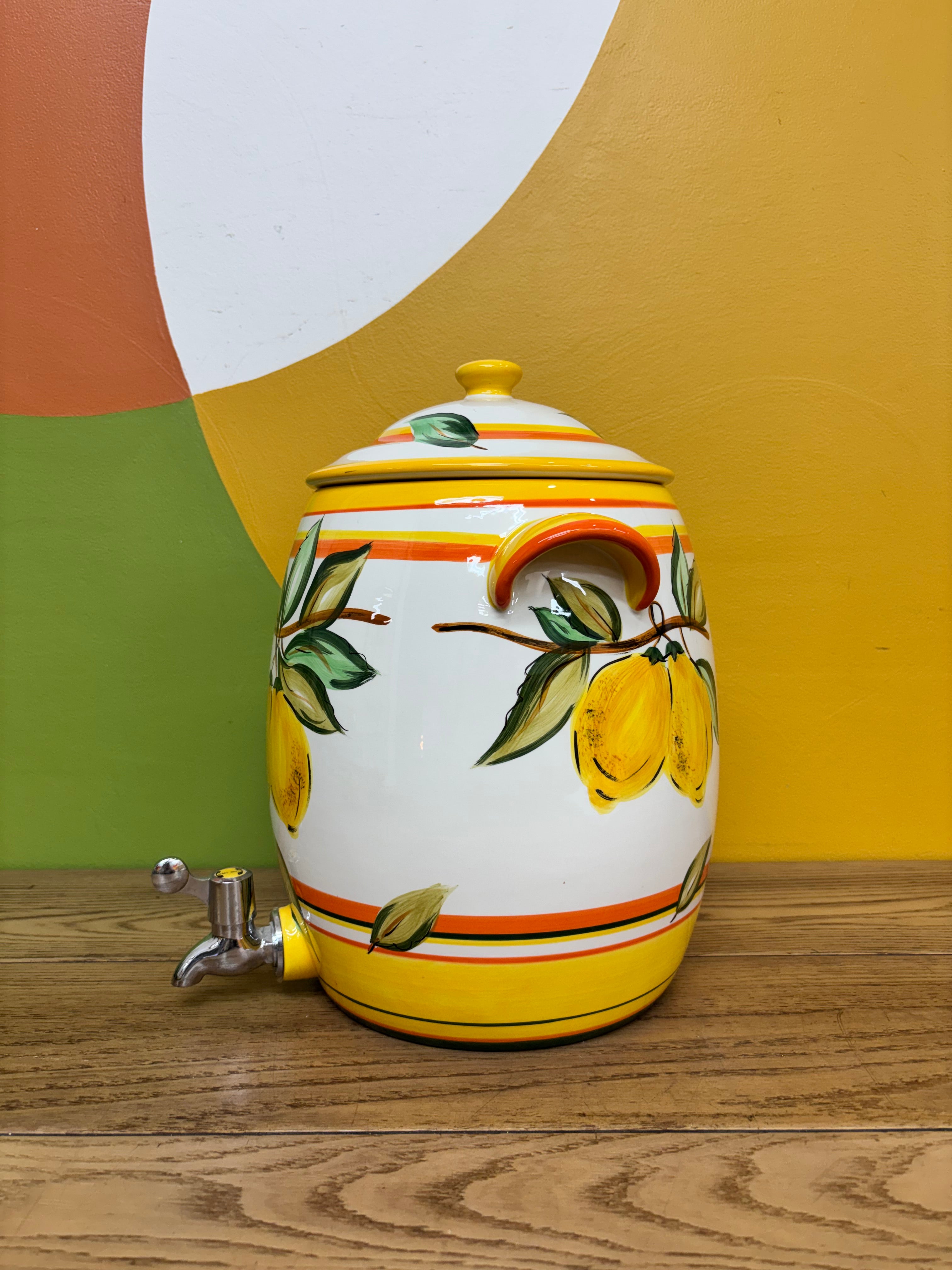 Large Lemon Beverage Dispenser