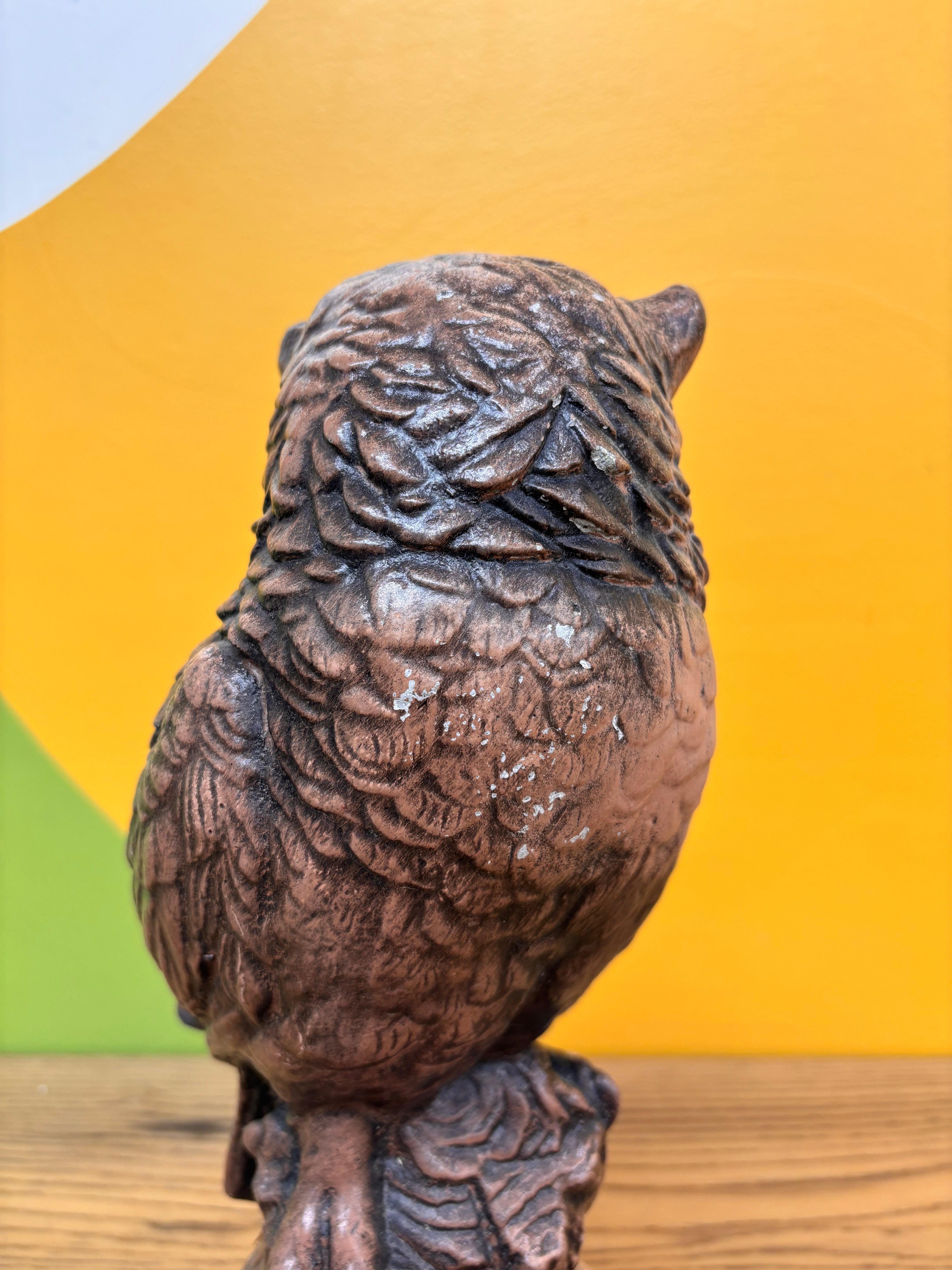 Large Owl Figurine